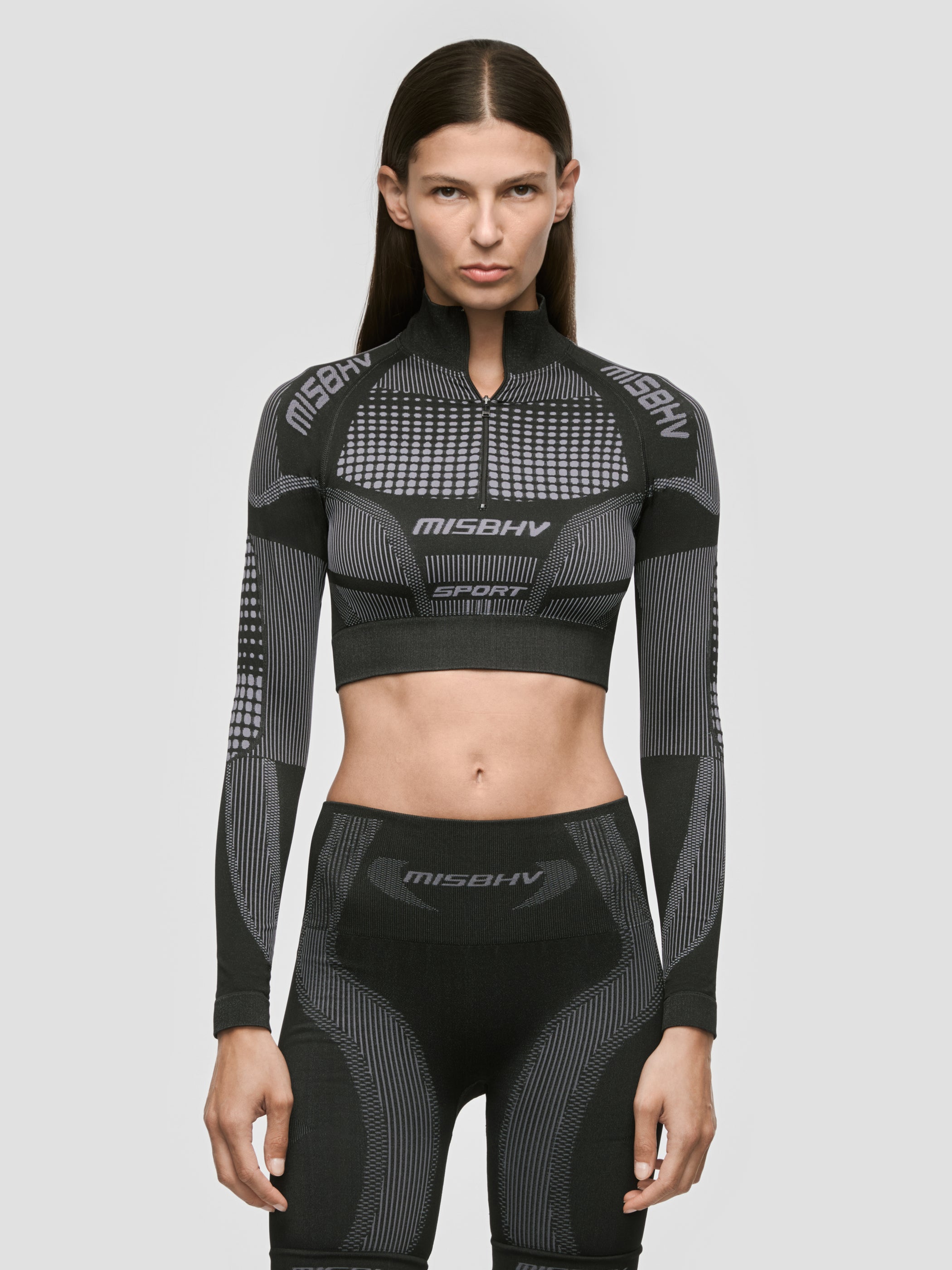 Sport Europa Cropped Quarter-Zip Longsleeve