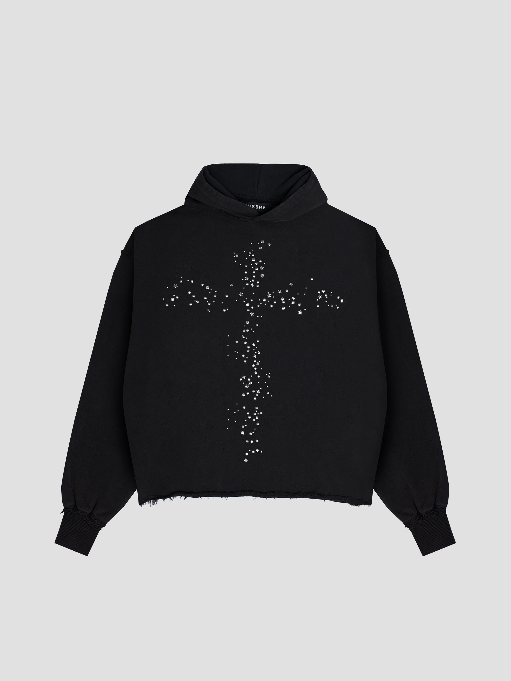 Cross Cropped Hoodie