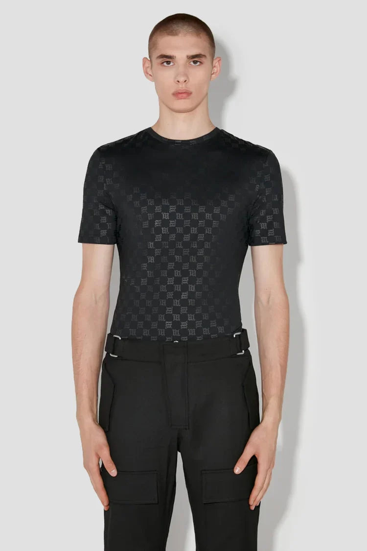 Monogram T-Shirt Black