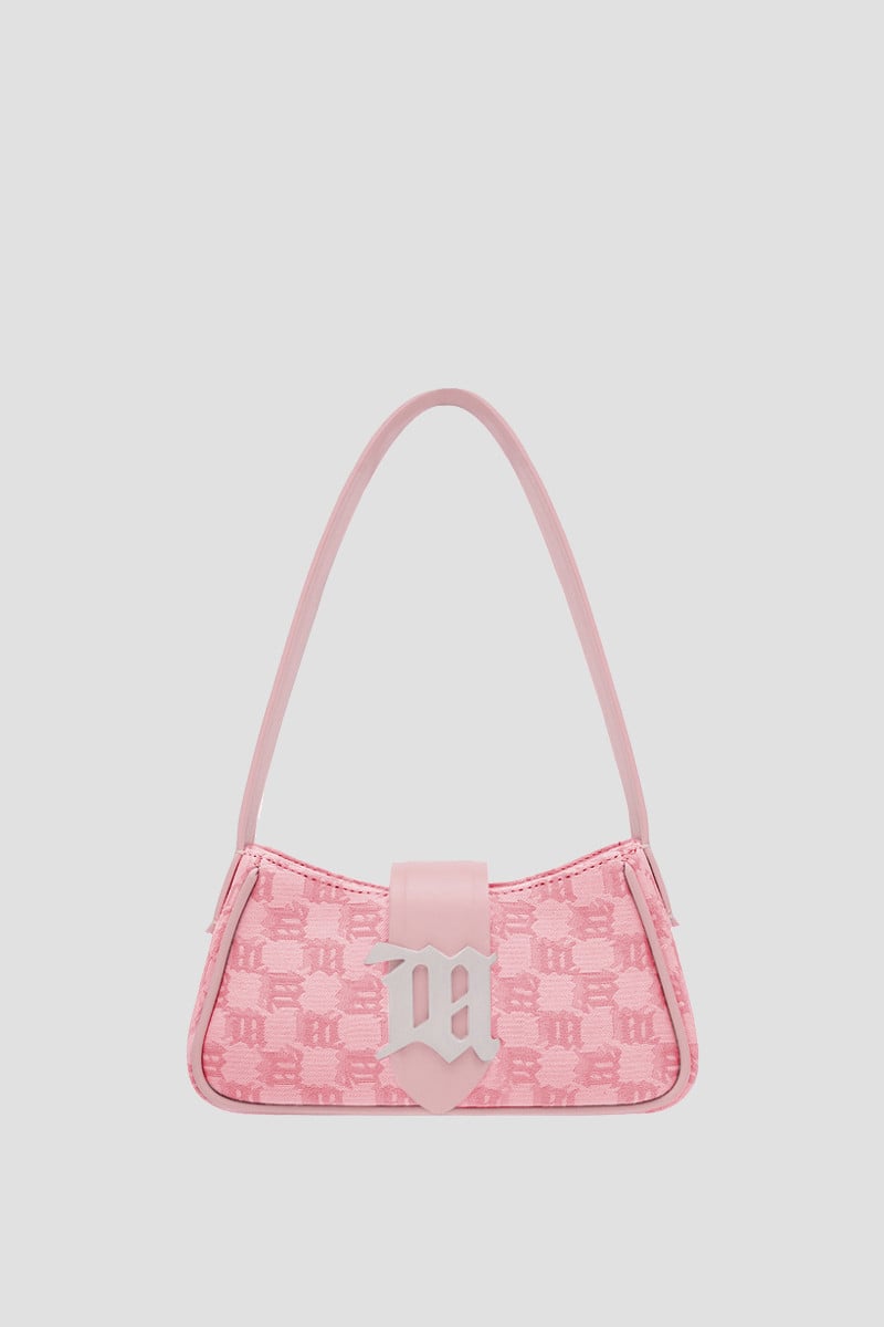 Pink monogram bag sale