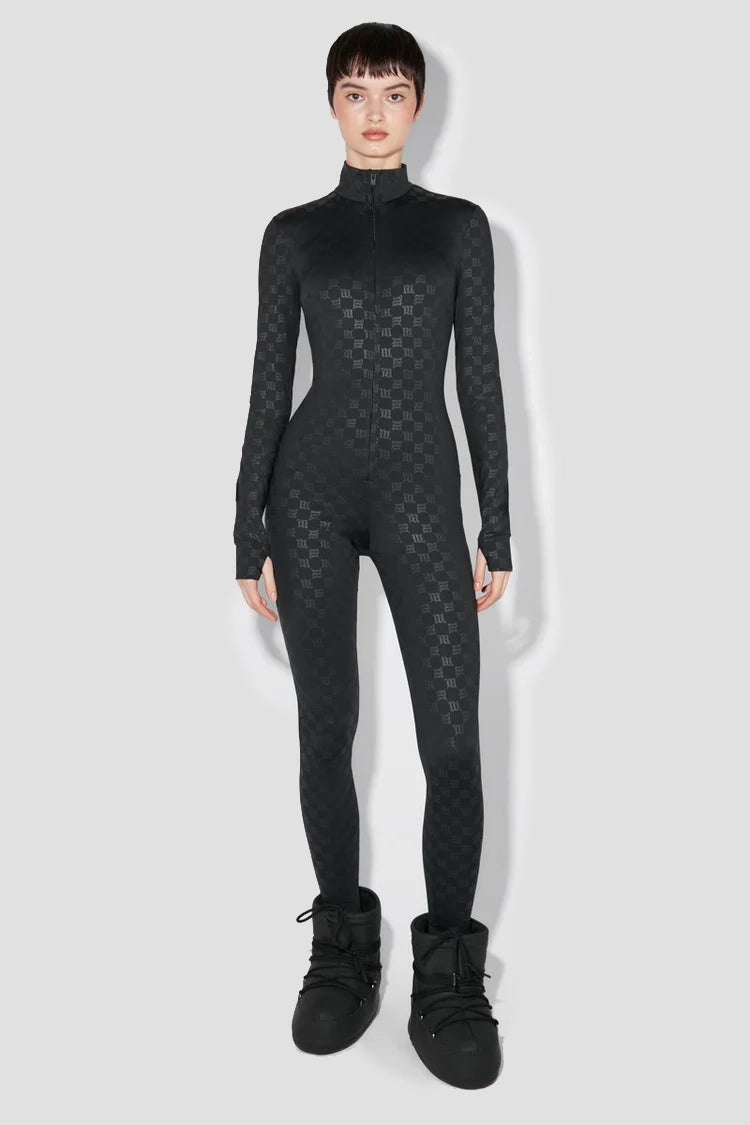 Lycra Monogram Jumpsuit Ski
