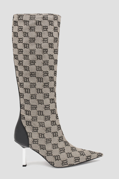 Sasha Knee High Boot Monogram