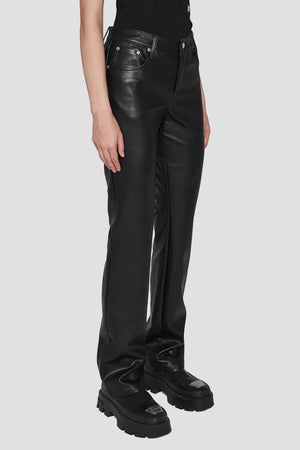 Vegan Leather Trousers Black Vegan Leather Trousers Black