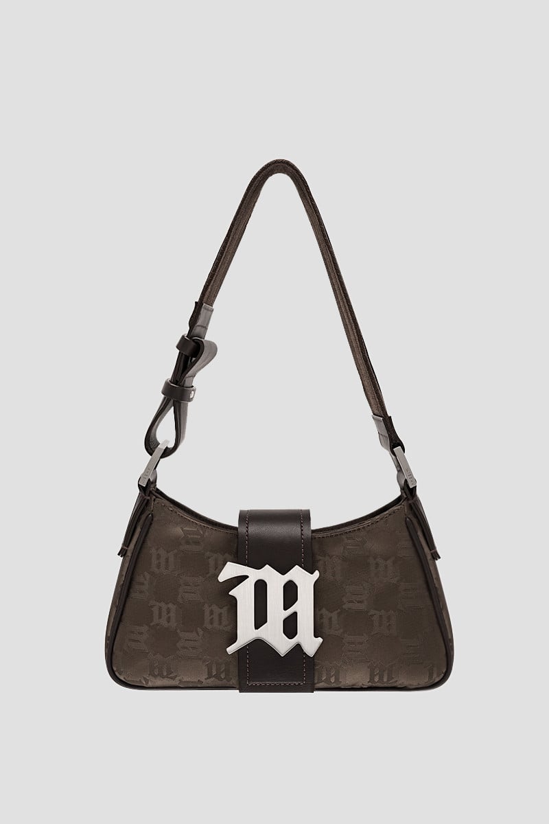 Nylon Monogram Shoulder Bag