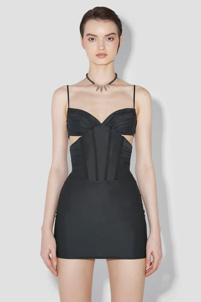 maddi corset mini dress Corset Mini Dress Black