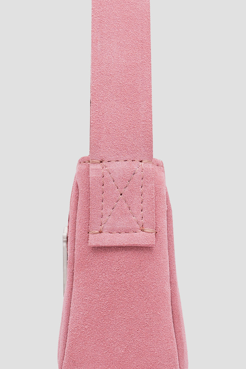 Suede Shoulder Bag Mini Gum