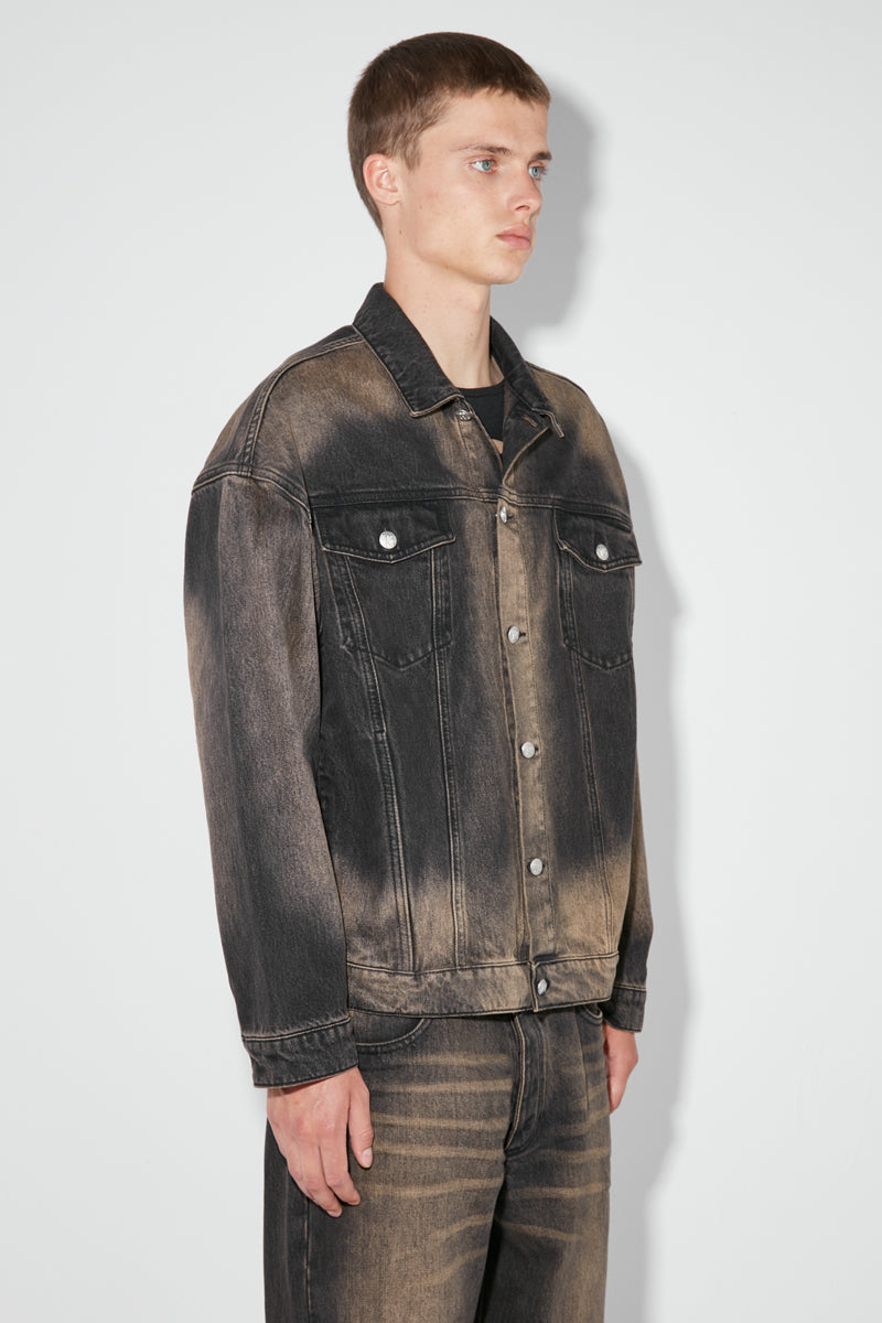 関税込み＊MISBHV＊デニム コットン モノグラム トラウザーズ DENIM