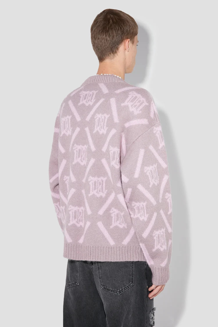 M Argyle Knit