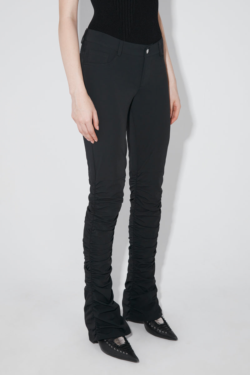 Lara Stacked Elastic Trousers