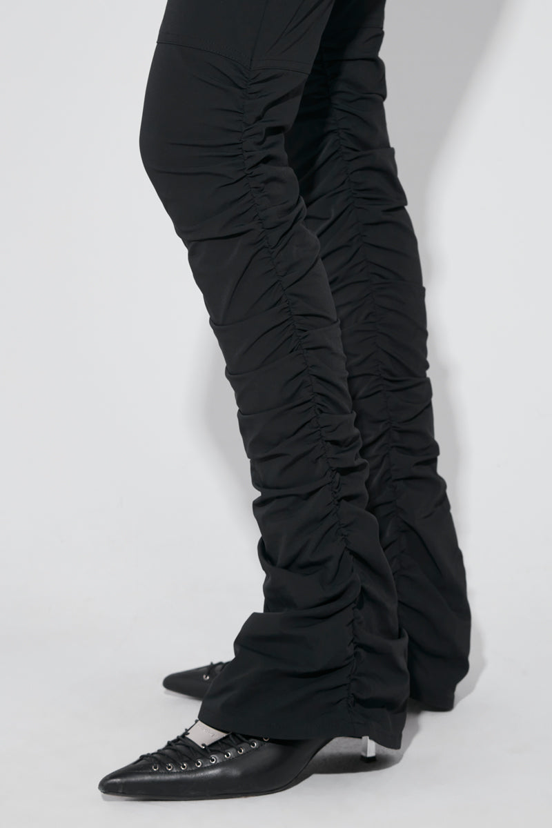 Lara Stacked Elastic Trousers