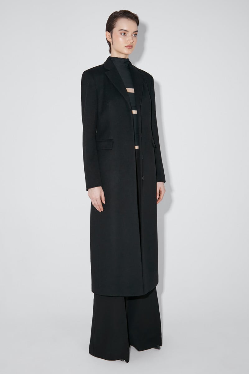 OVY Basic Nylon Bal Collar Coat ブラック M Basic Nylon Bal Collar Coat (black) | OVY