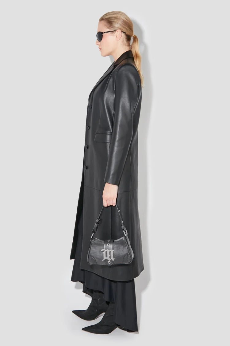 Long Leather Coat