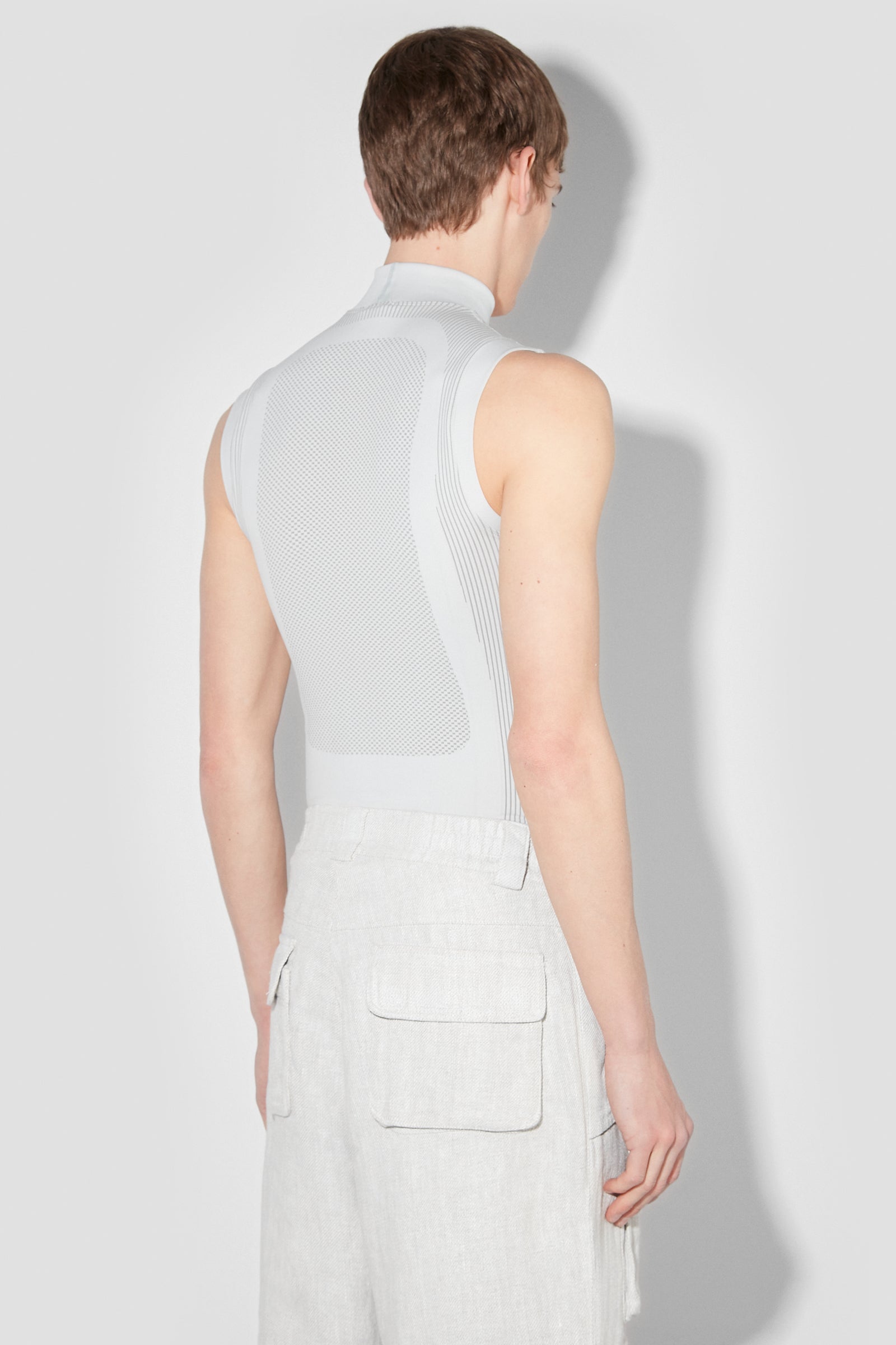 Sport Sleeveless Top Light Grey