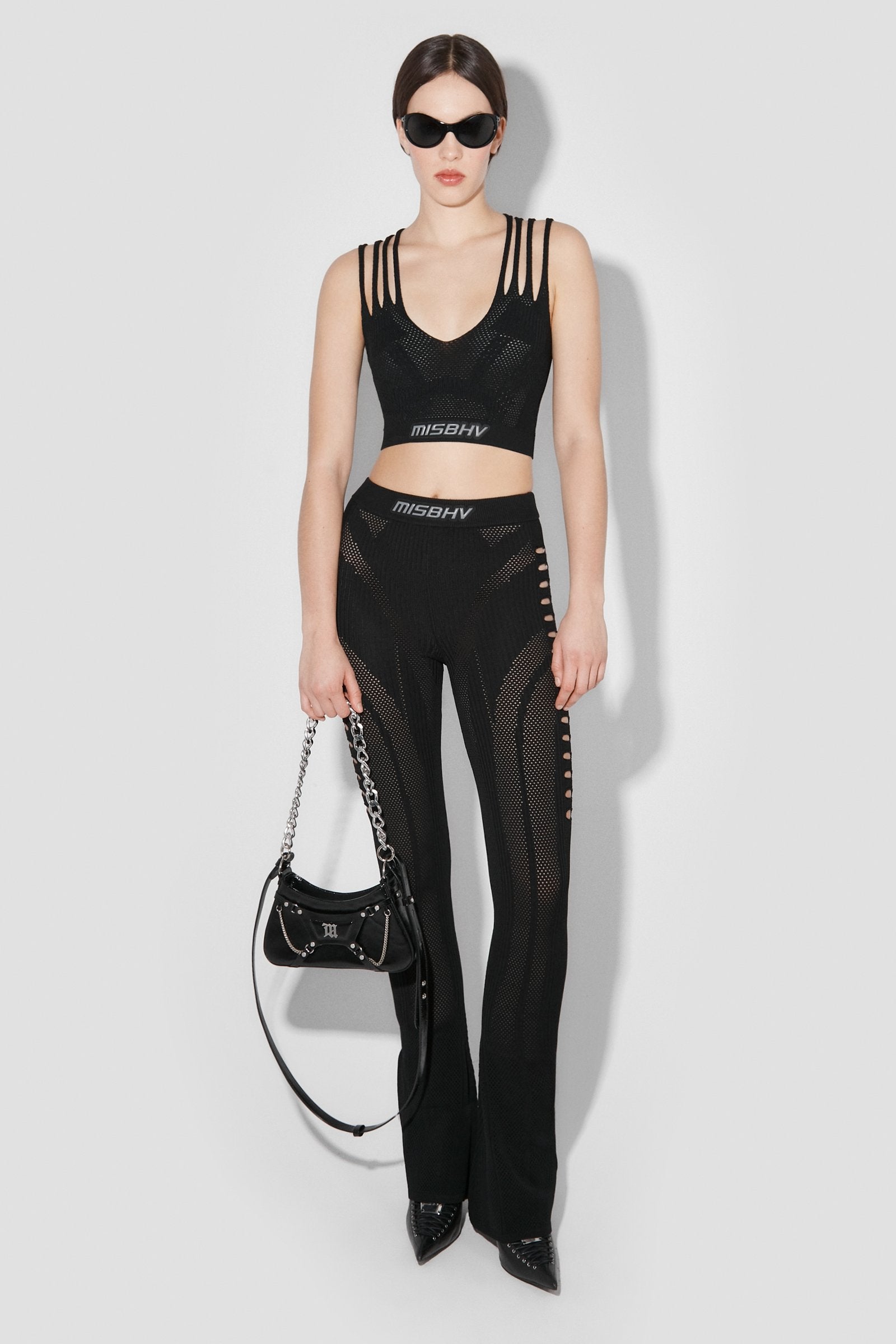 Future Sport Mesh Top Black