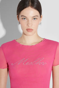 Misbhv Crystal Mesh Baby T-Shirt