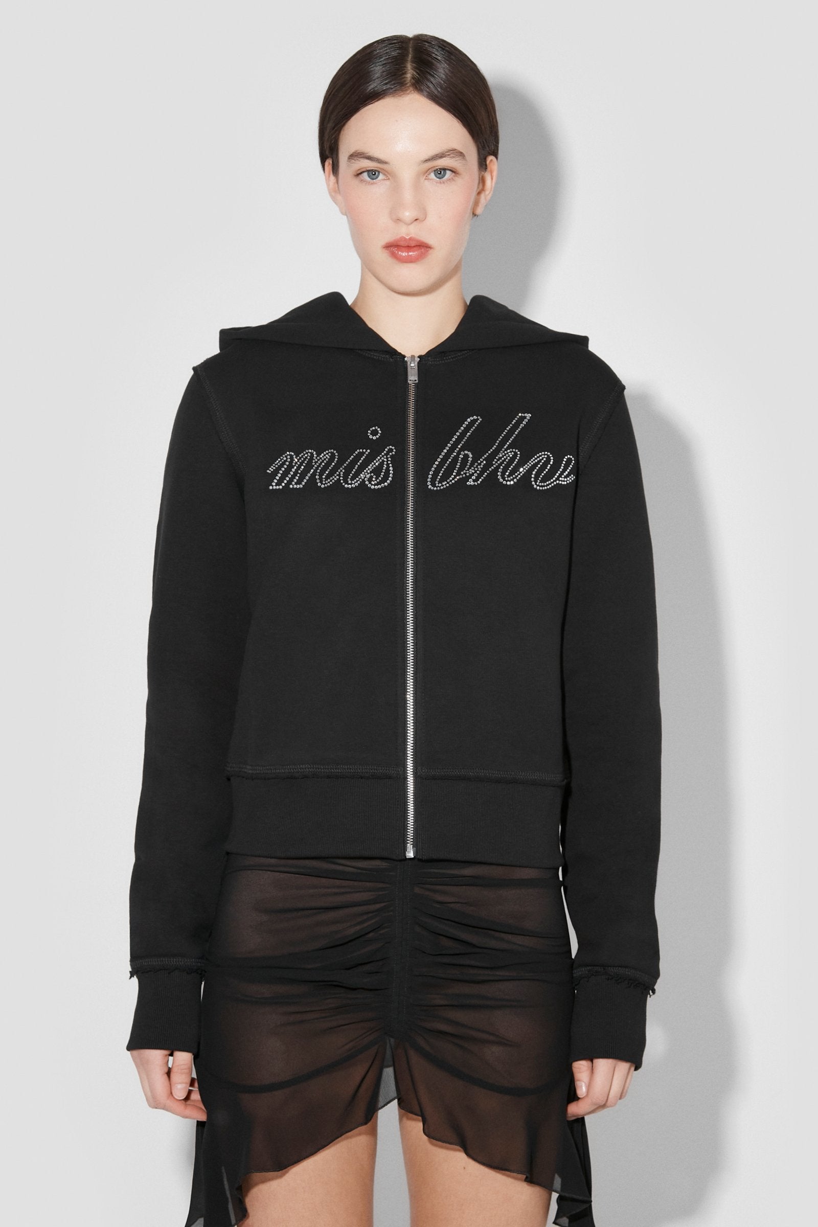 Misbhv Crystal Zipped Hoodie