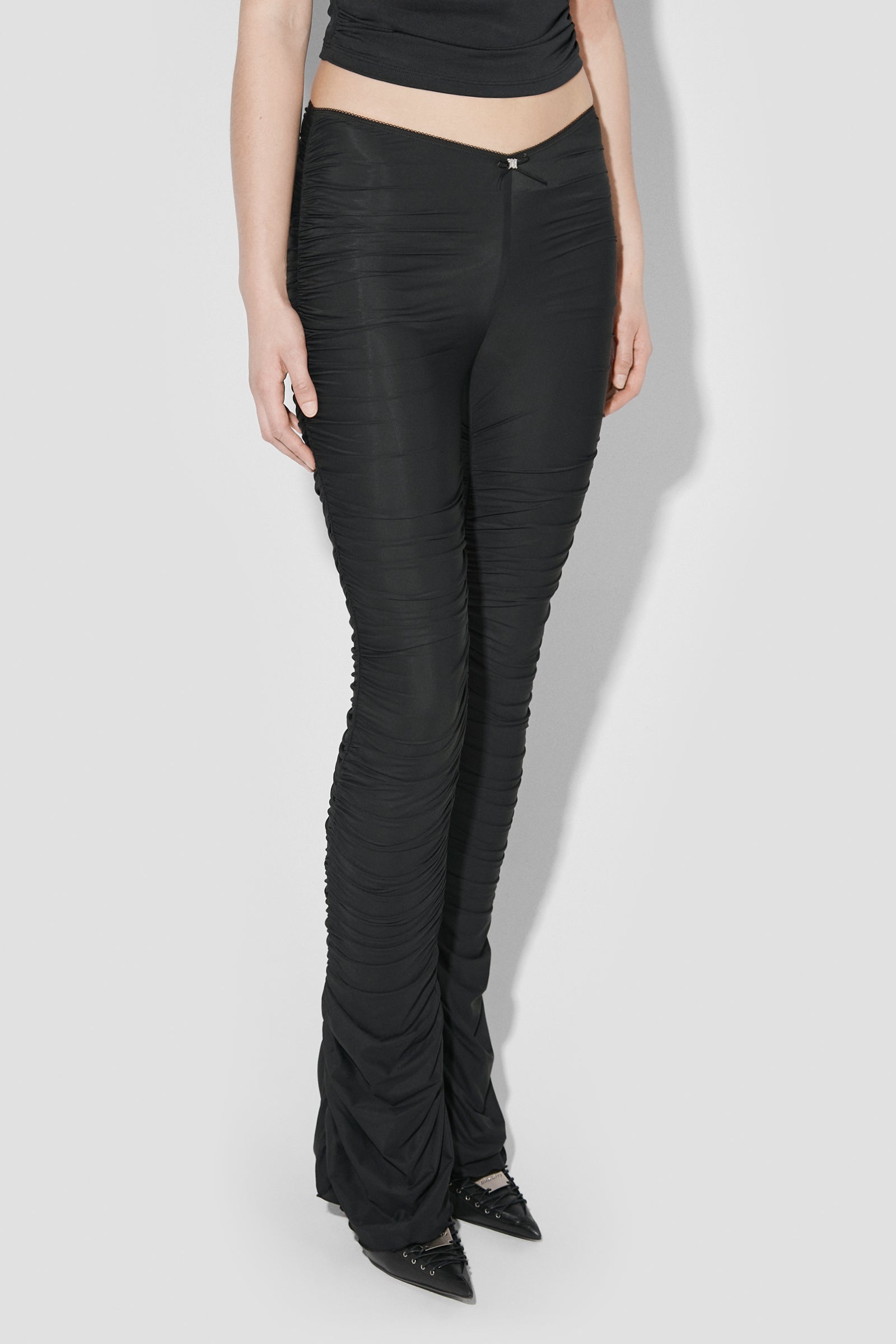 Godet Stacked Trousers