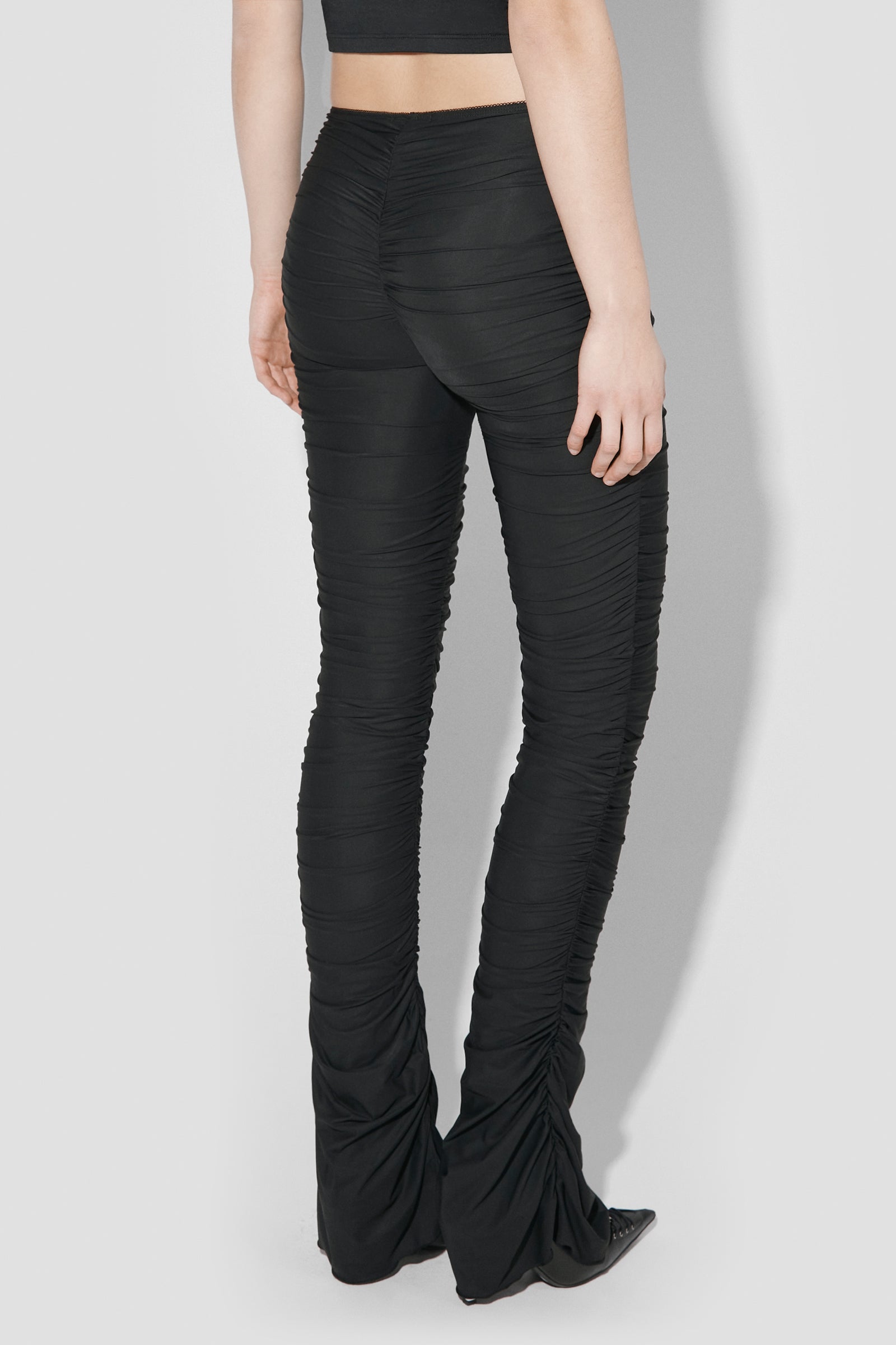 Godet Stacked Trousers