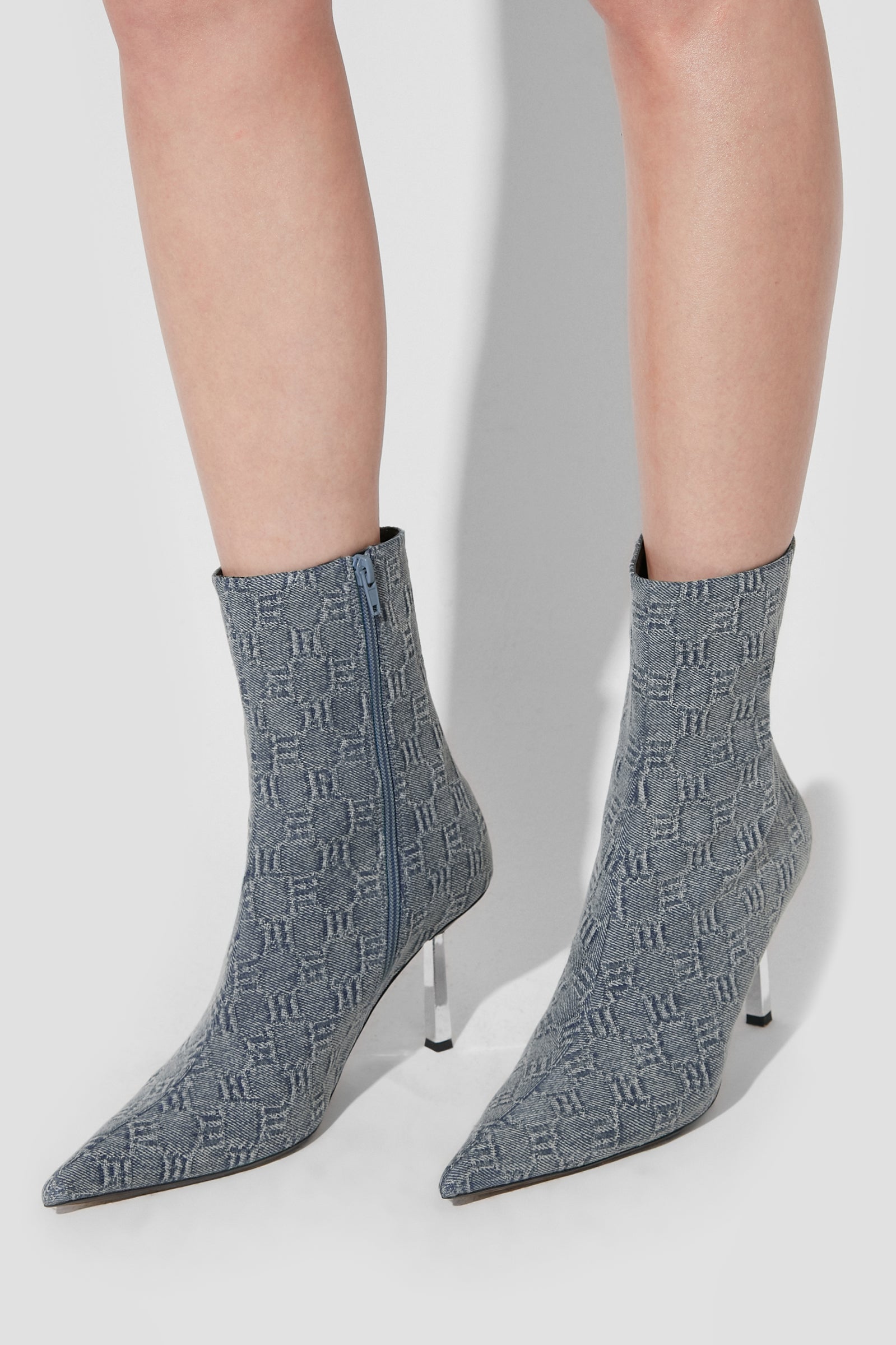 Sasha Ankle Boot Washed Denim