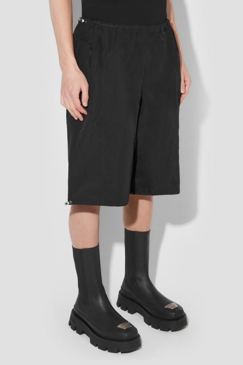 Crushed Nylon Parachute Shorts