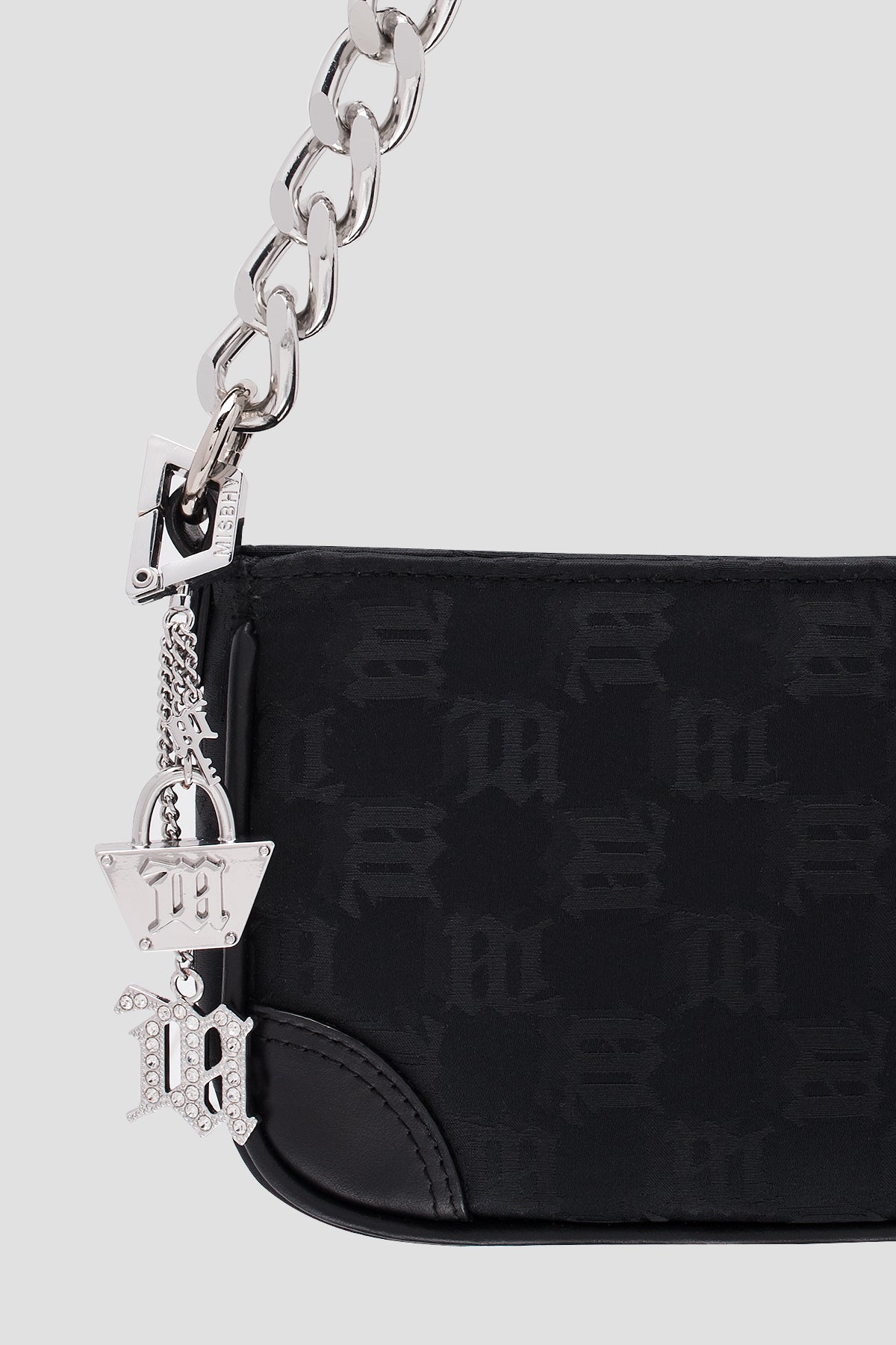 Nylon Monogram Chain Babe Bag