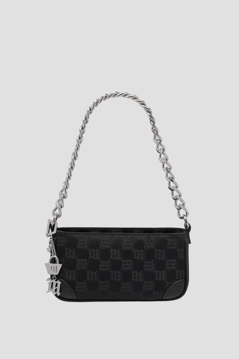 Nylon Monogram Chain Babe Bag