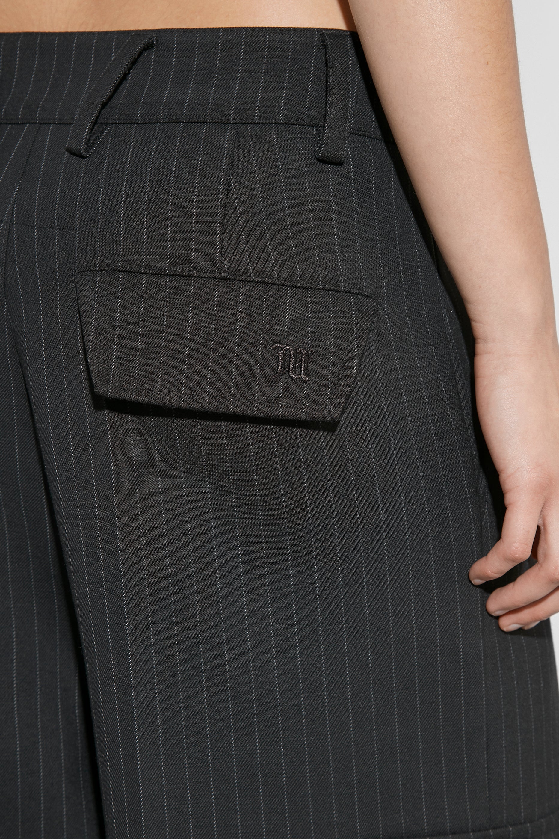 Office Pinstripe Tailored Trousers