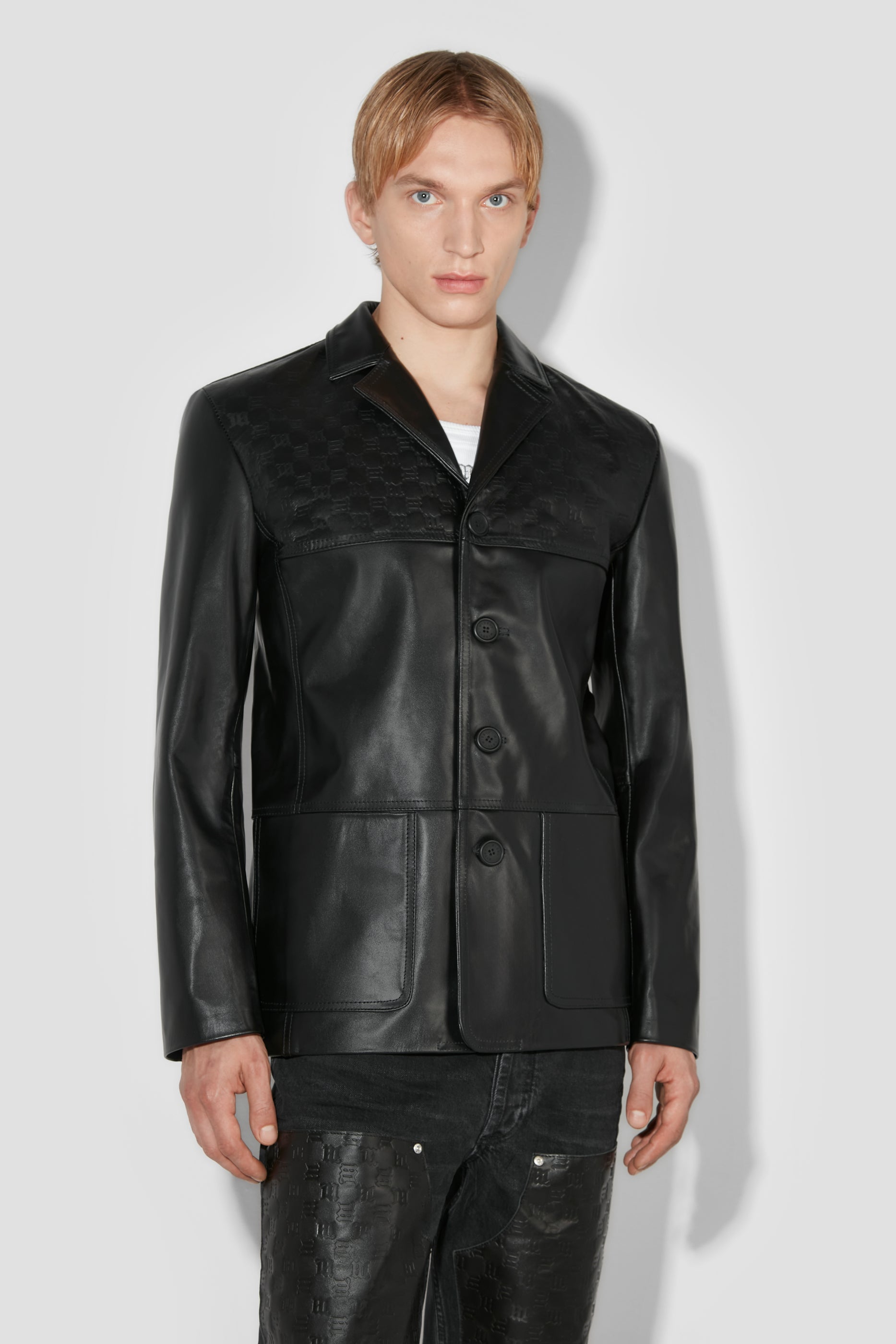 Davide Leather Blazer