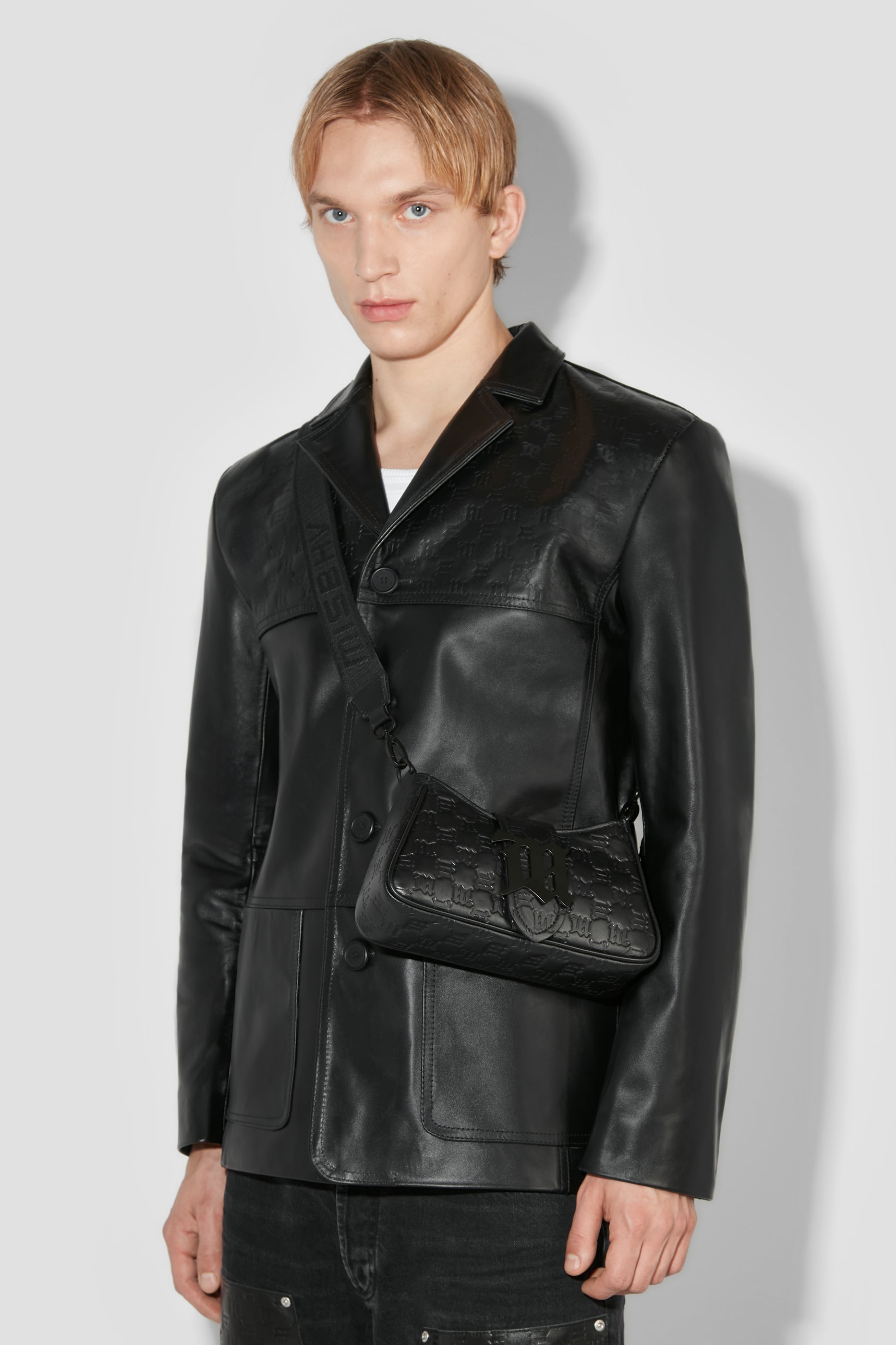 Davide Leather Blazer