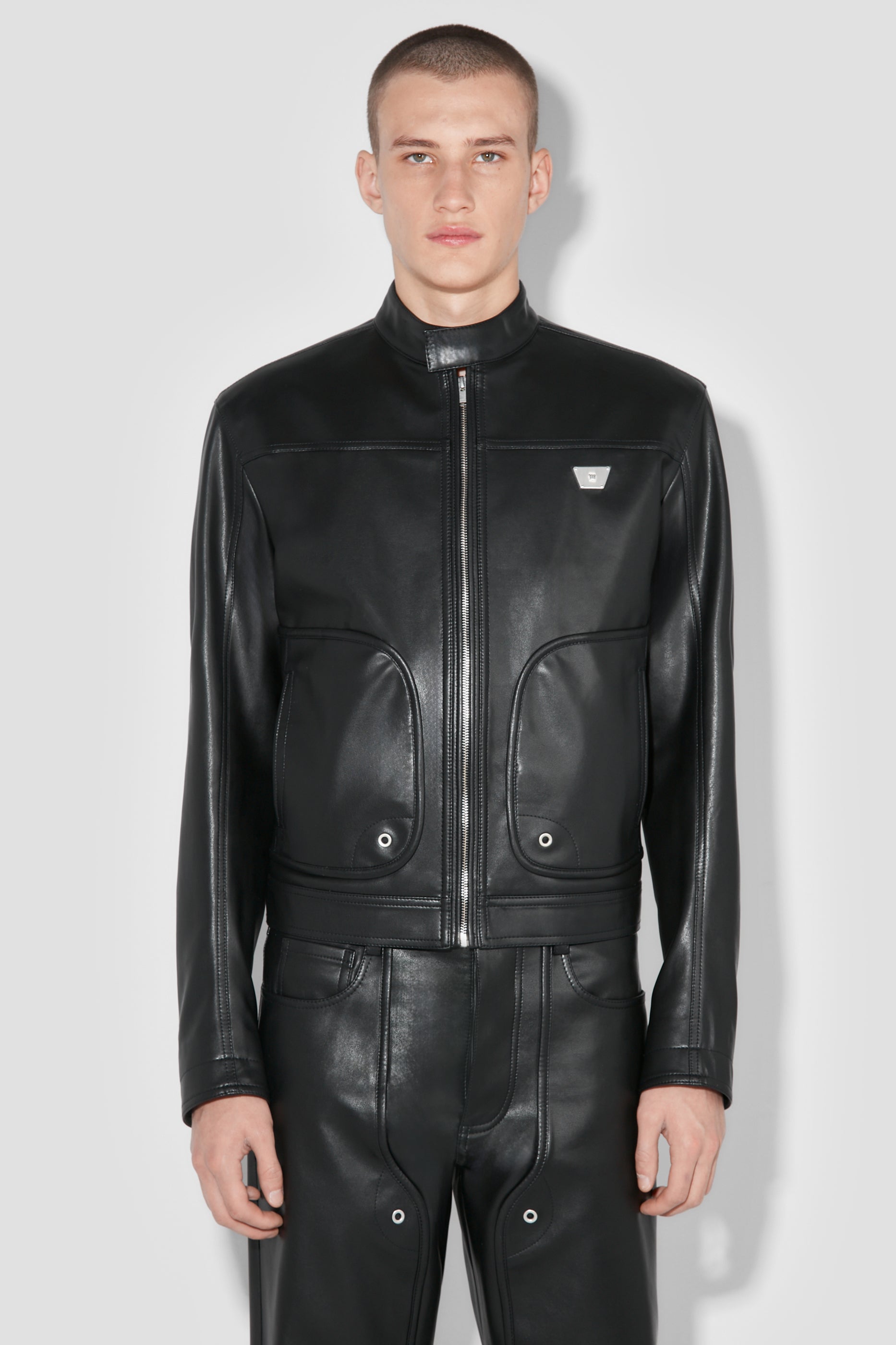 Astro Faux Leather Jacket