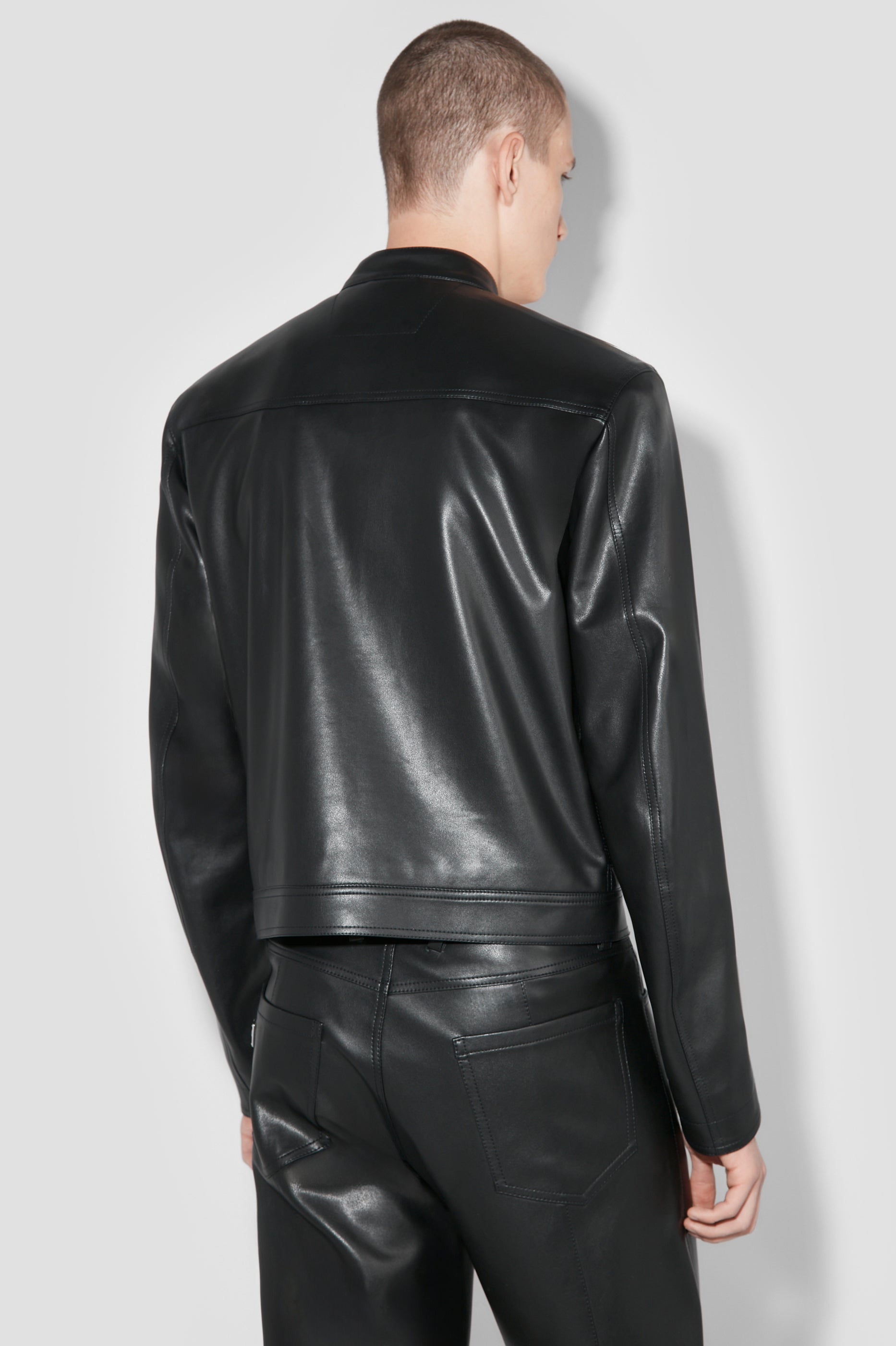 Astro Faux Leather Jacket