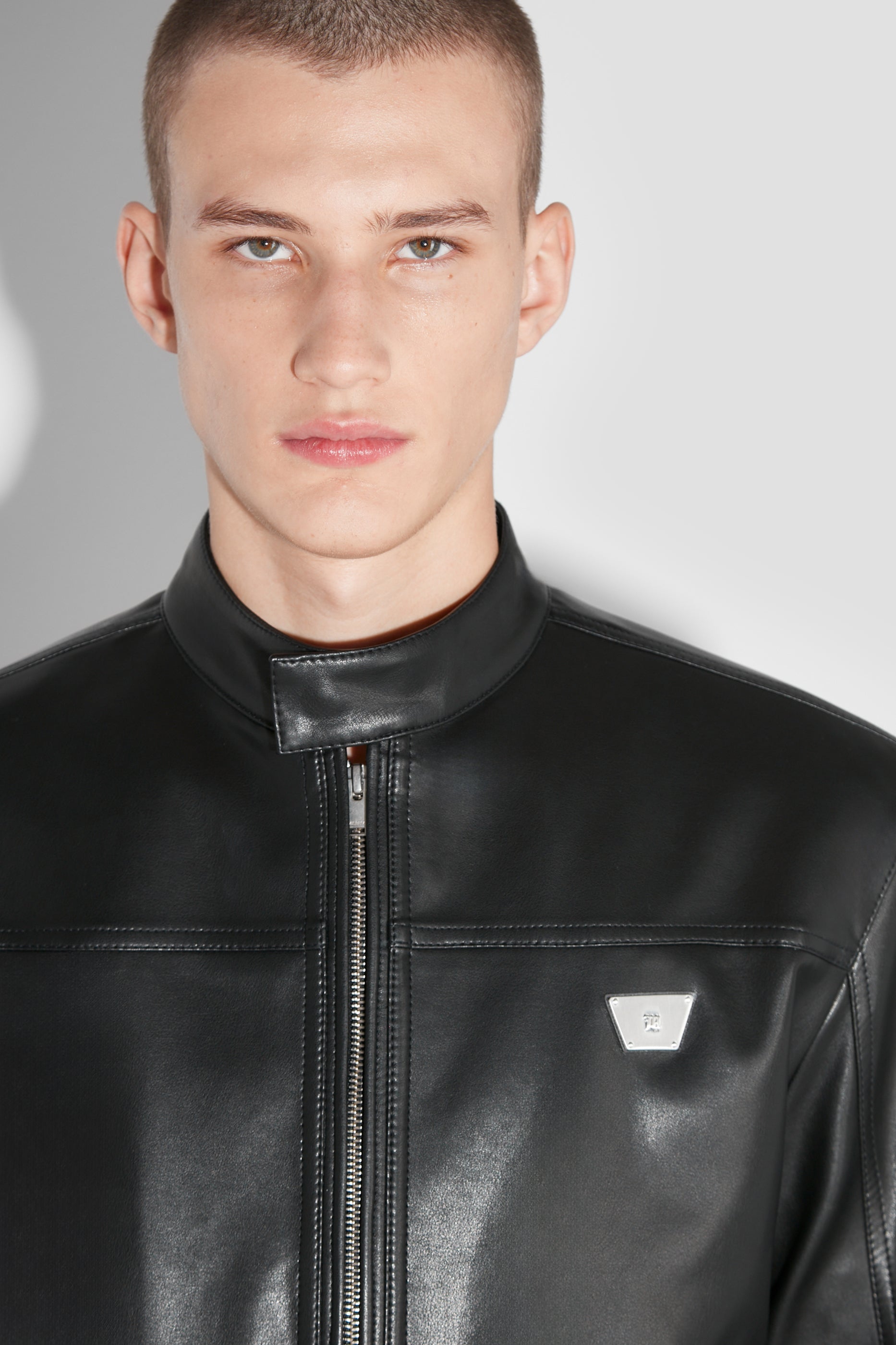 Astro Faux Leather Jacket