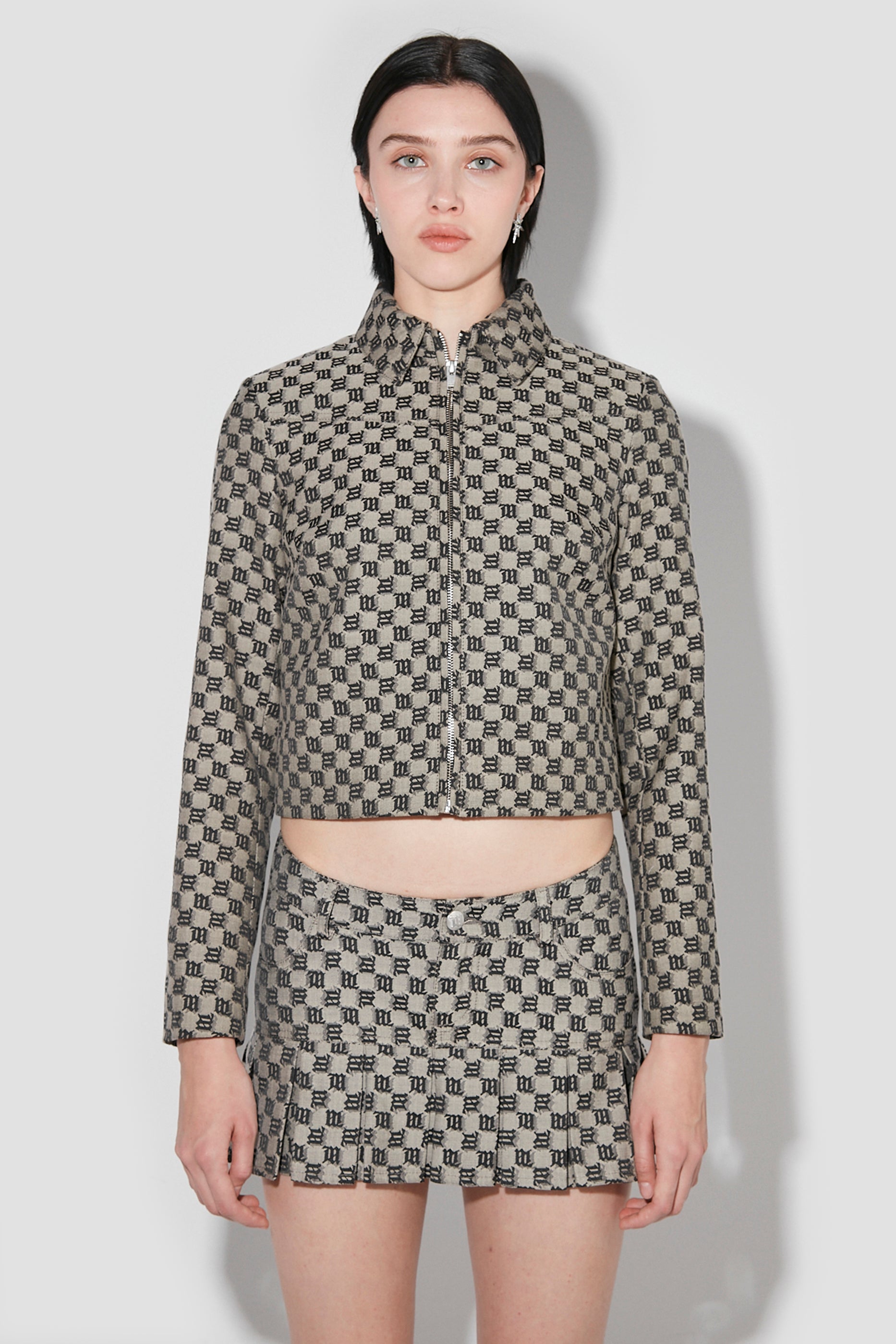 THE TOÉ 新品未使用 Madison jacquard blouson Classic Monogram Jacquard Jacket