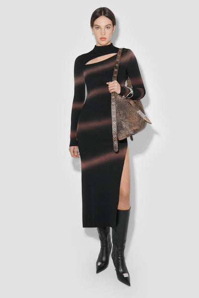 dresslave ニット 38 Women Long Sleeve Sweater Dress Cutout Bodycon Dress Sexy