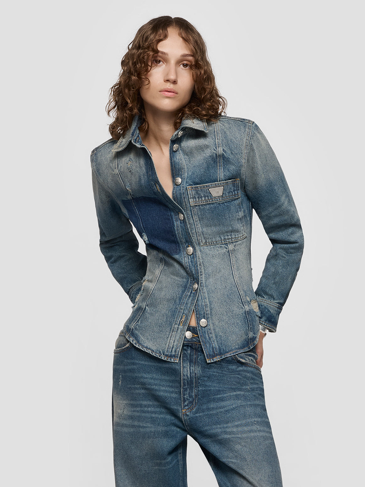 デニム・ジーパン MISBHV Woman Jeans Blue 241W305 MALIBU BLU DENIM