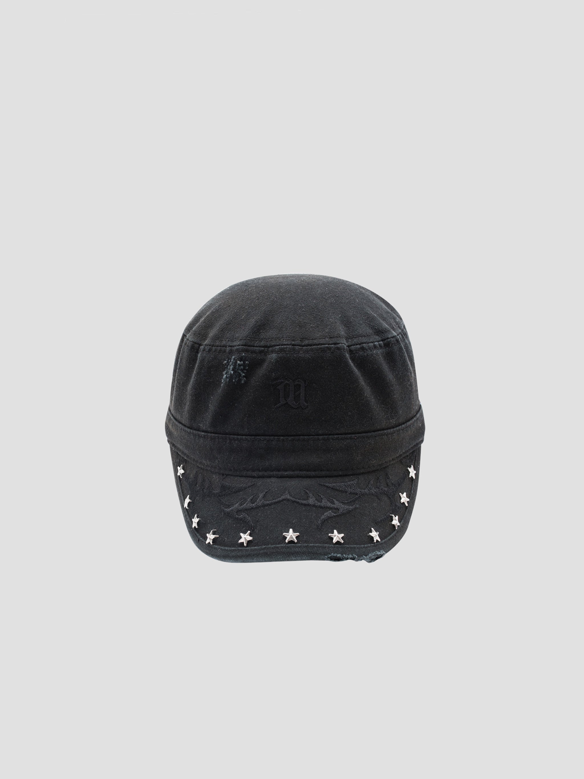 Studded Military Hat