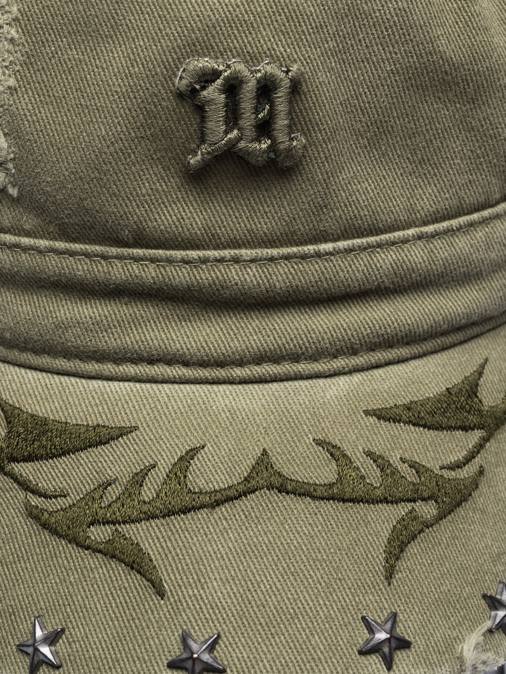 Studded Military Hat