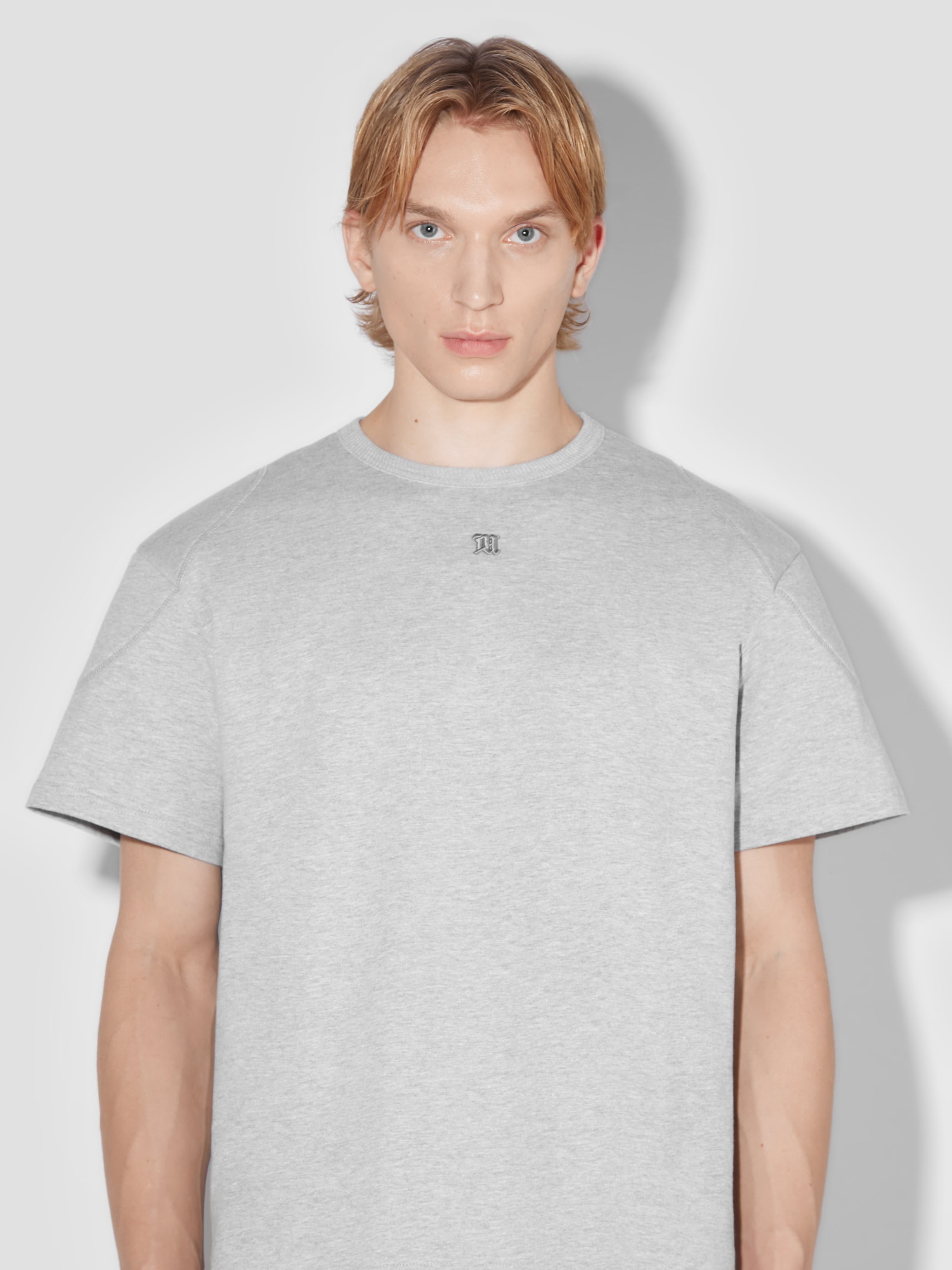 Tシャツ・カットソー MISBHV SS25 M FOOTBALL TEE PADDED SHOUDLER (250M103 GREY) M Football Muscle T-Shirt