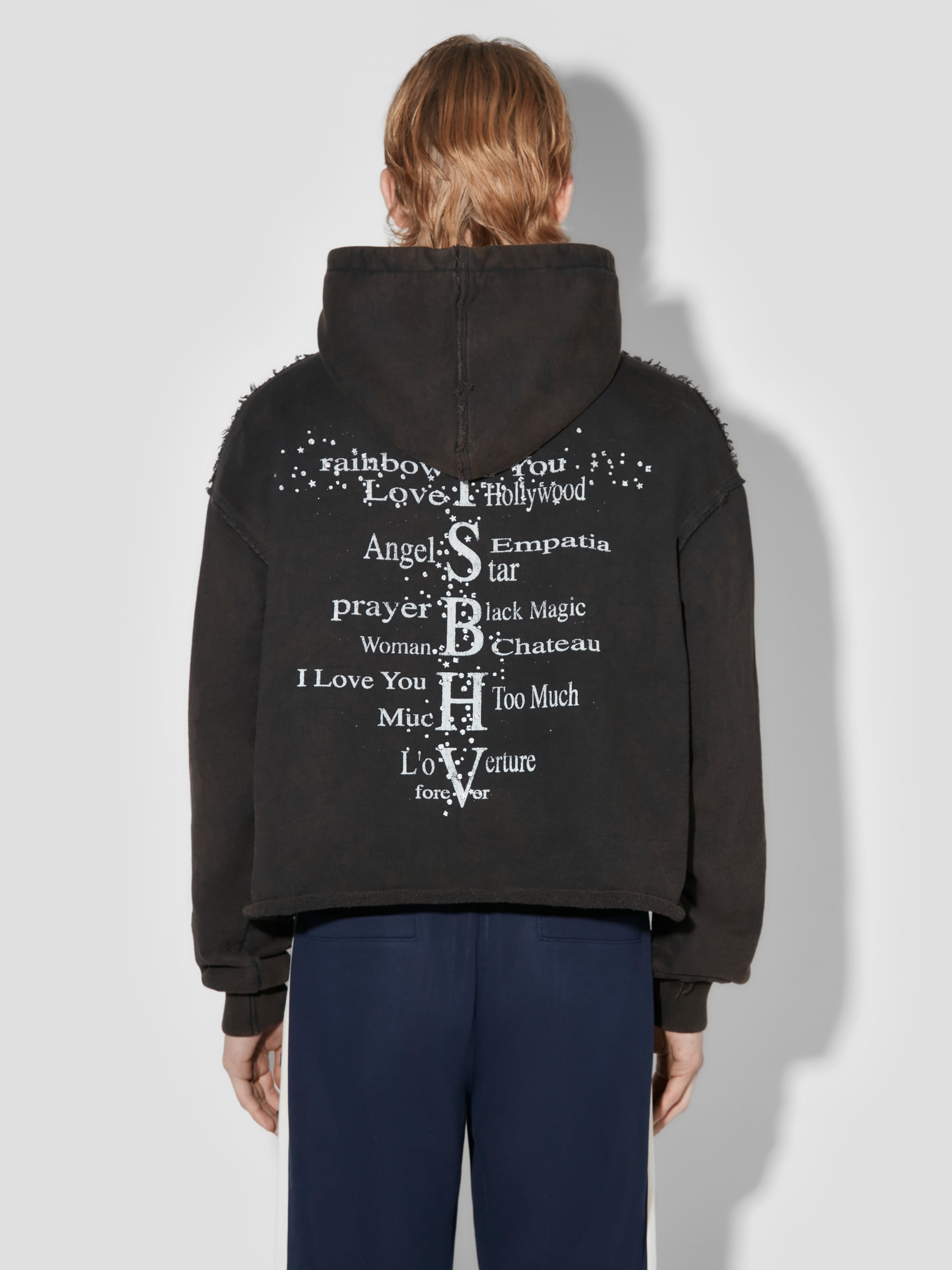 Cross Cropped Hoodie