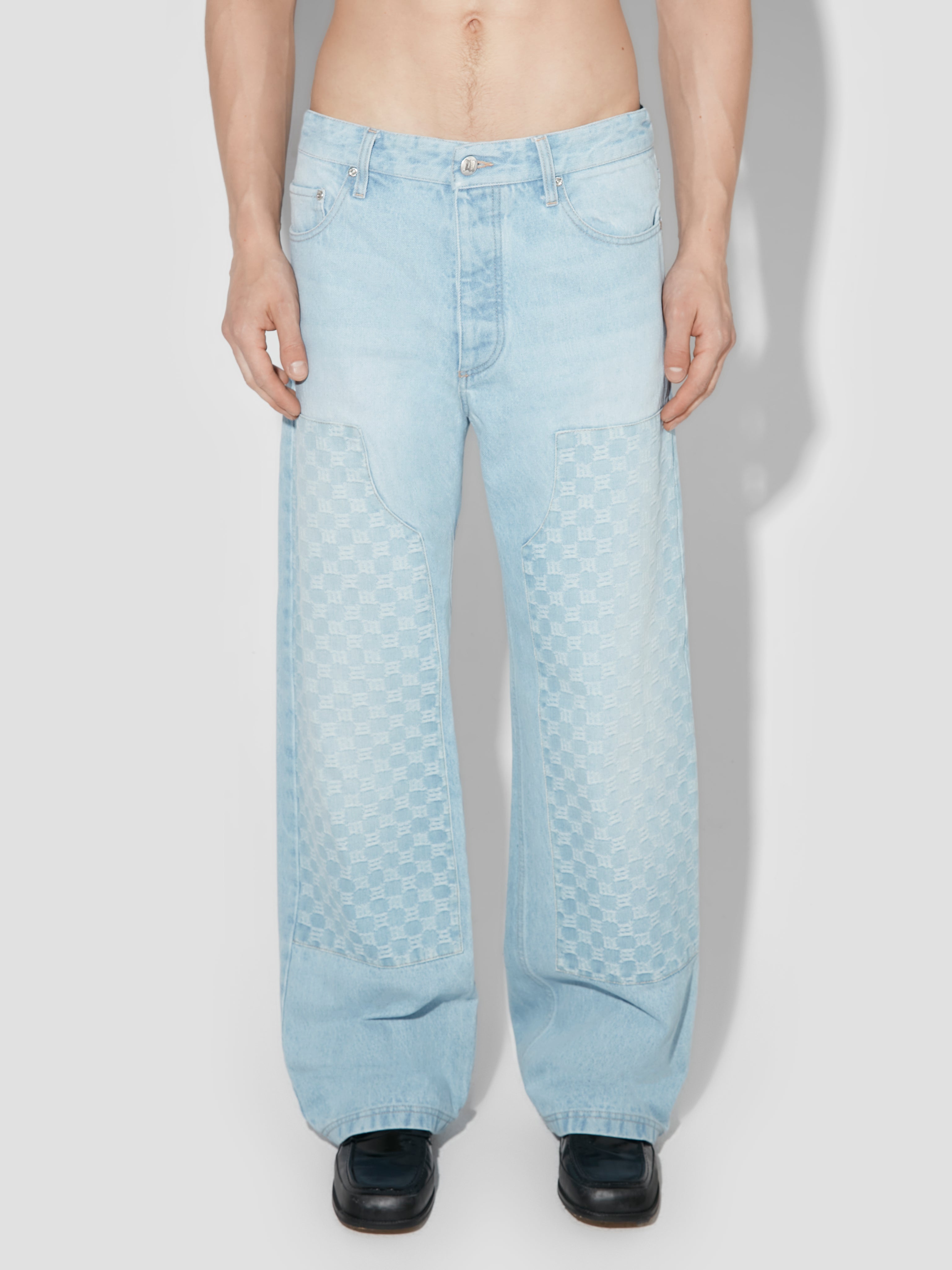 Monogram Carpenter Denim Trousers