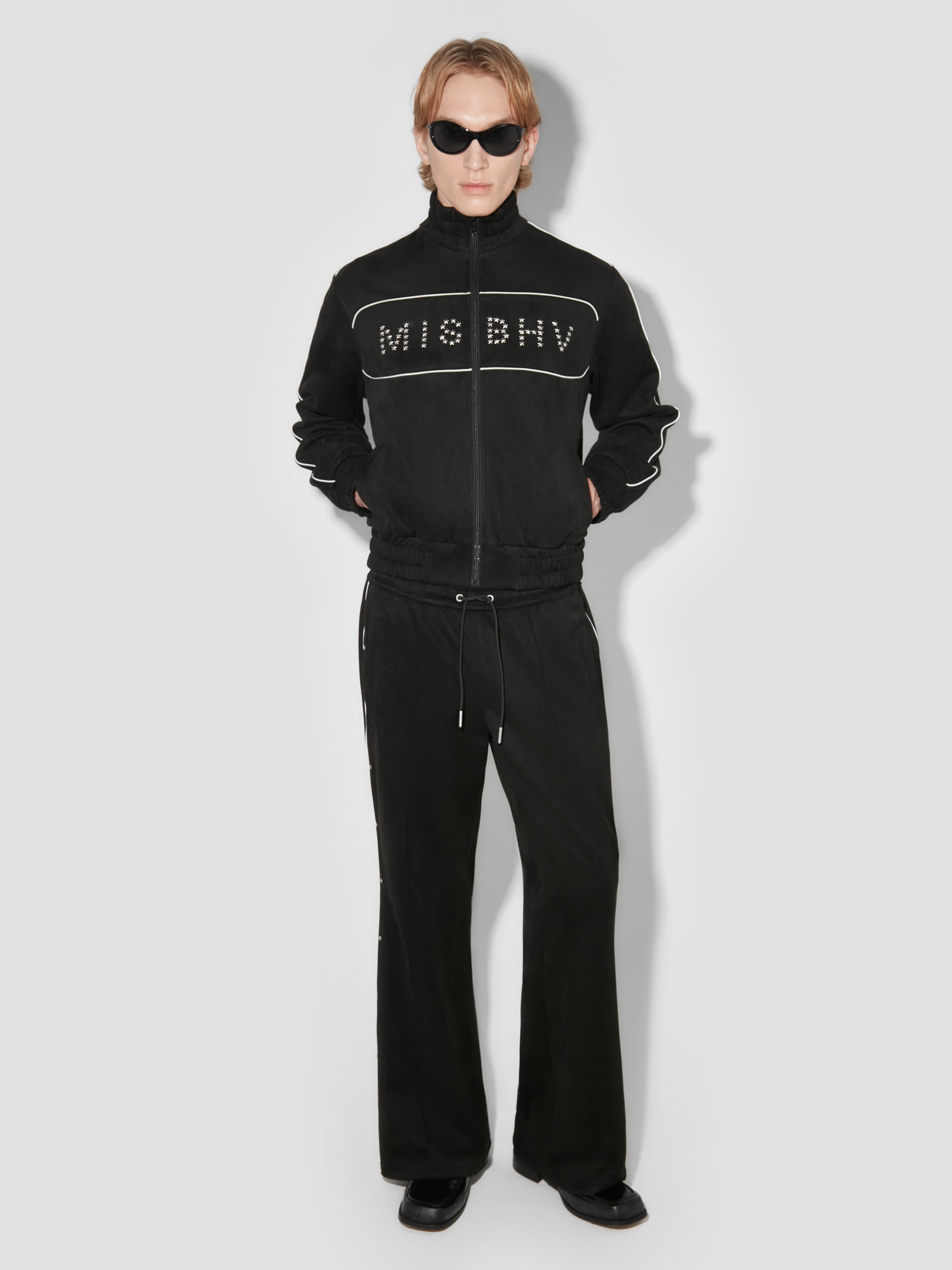 block check suede pants/2color | KNUTH MARF