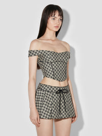 Monogram Canvas Corset Top