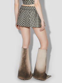 Monogram Jacquard Canvas Mini Skirt