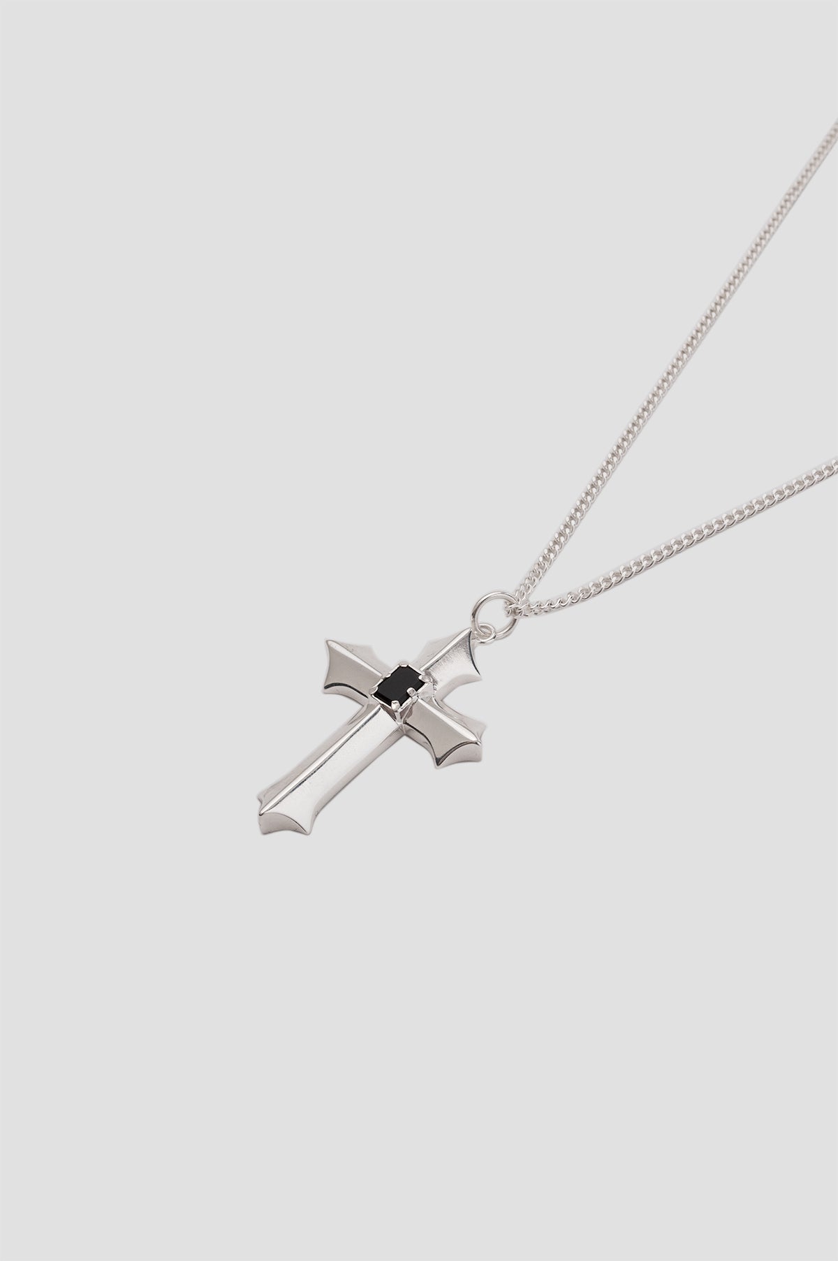 Stone Cross Necklace