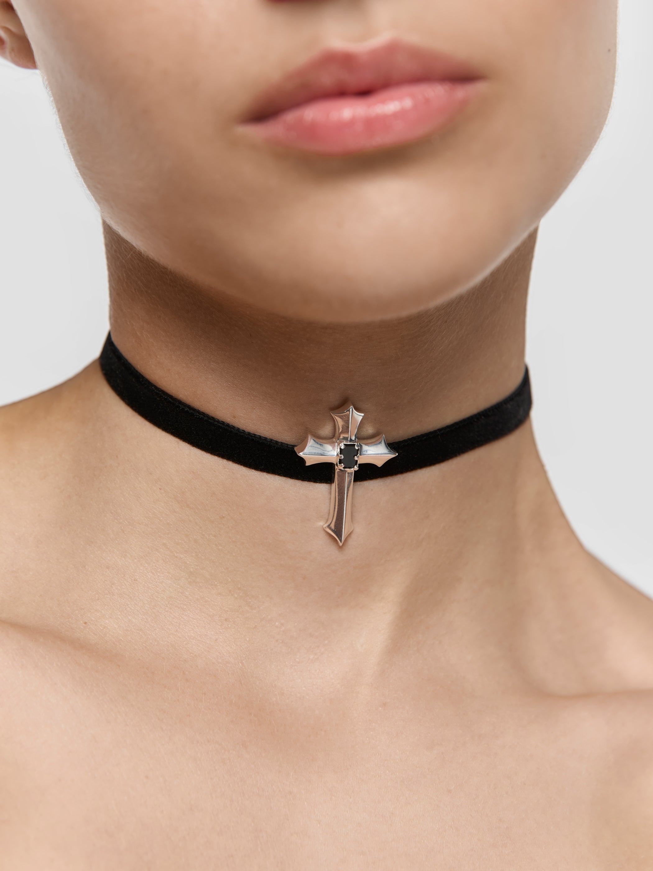 Choker With Ribbon