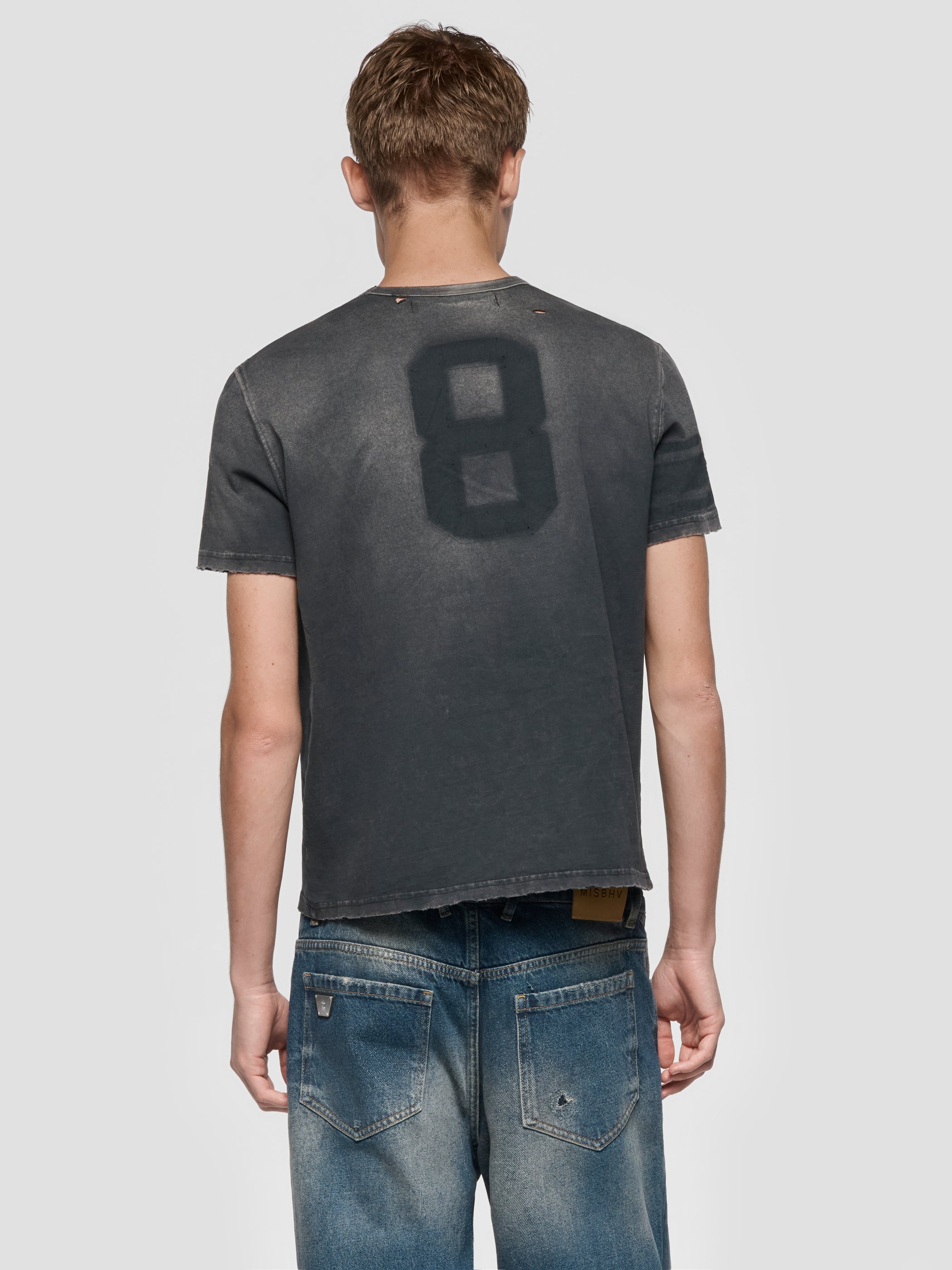 Tシャツ・カットソー MISBHV Men T-shirt Grey 250M103 GREY T-SHIRTS