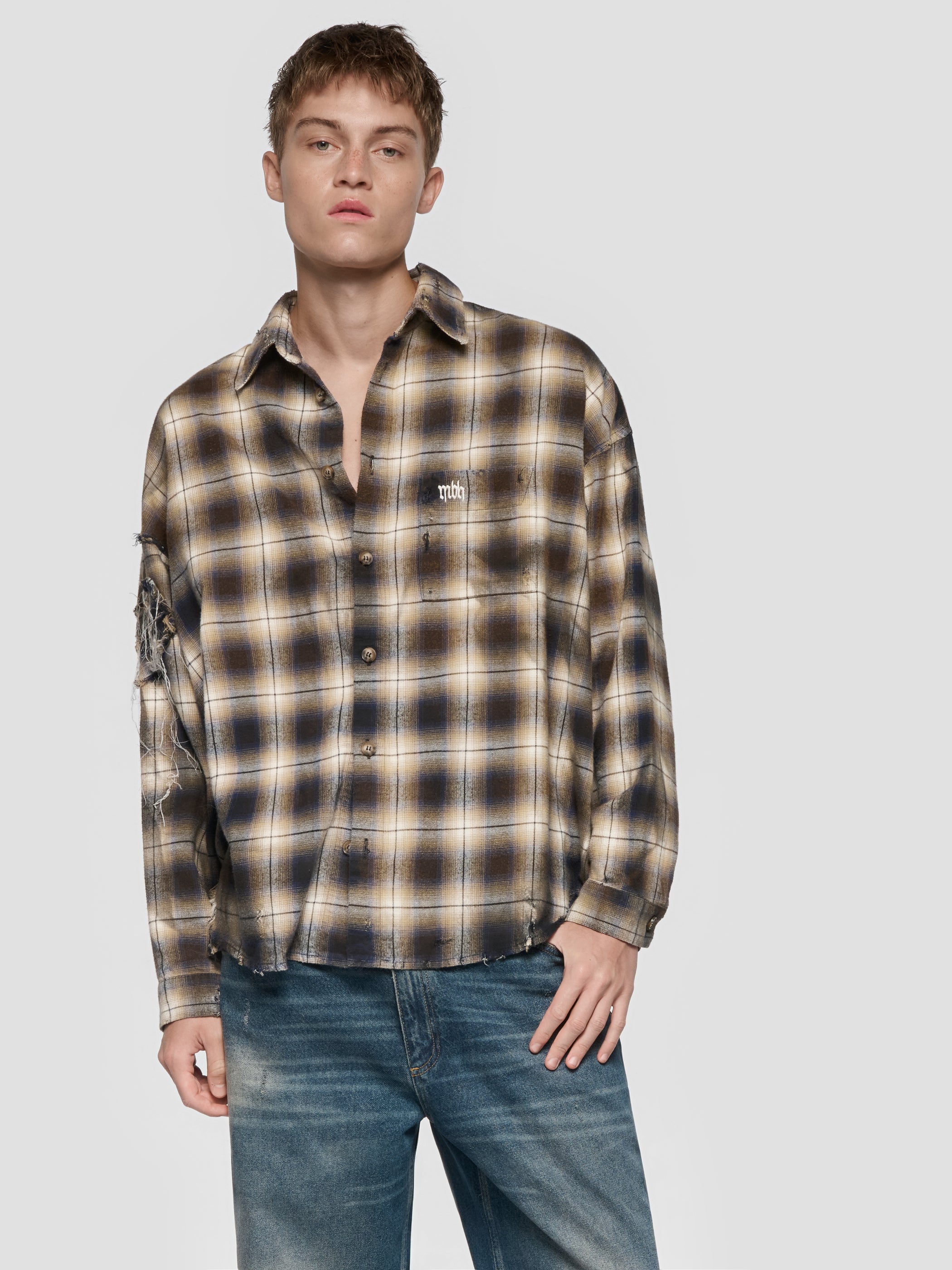 Check Button Up Shirt