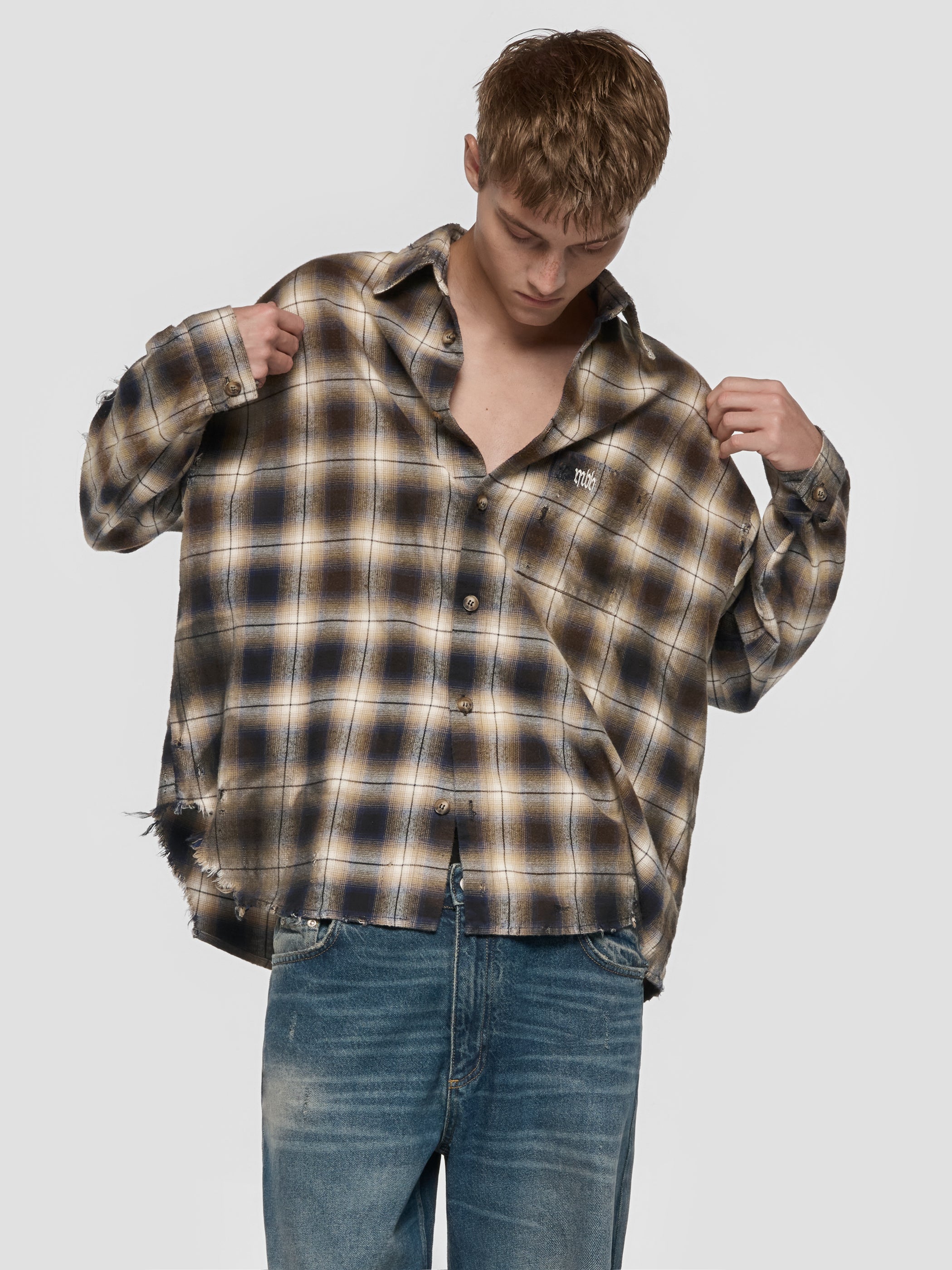 Check Button Up Shirt