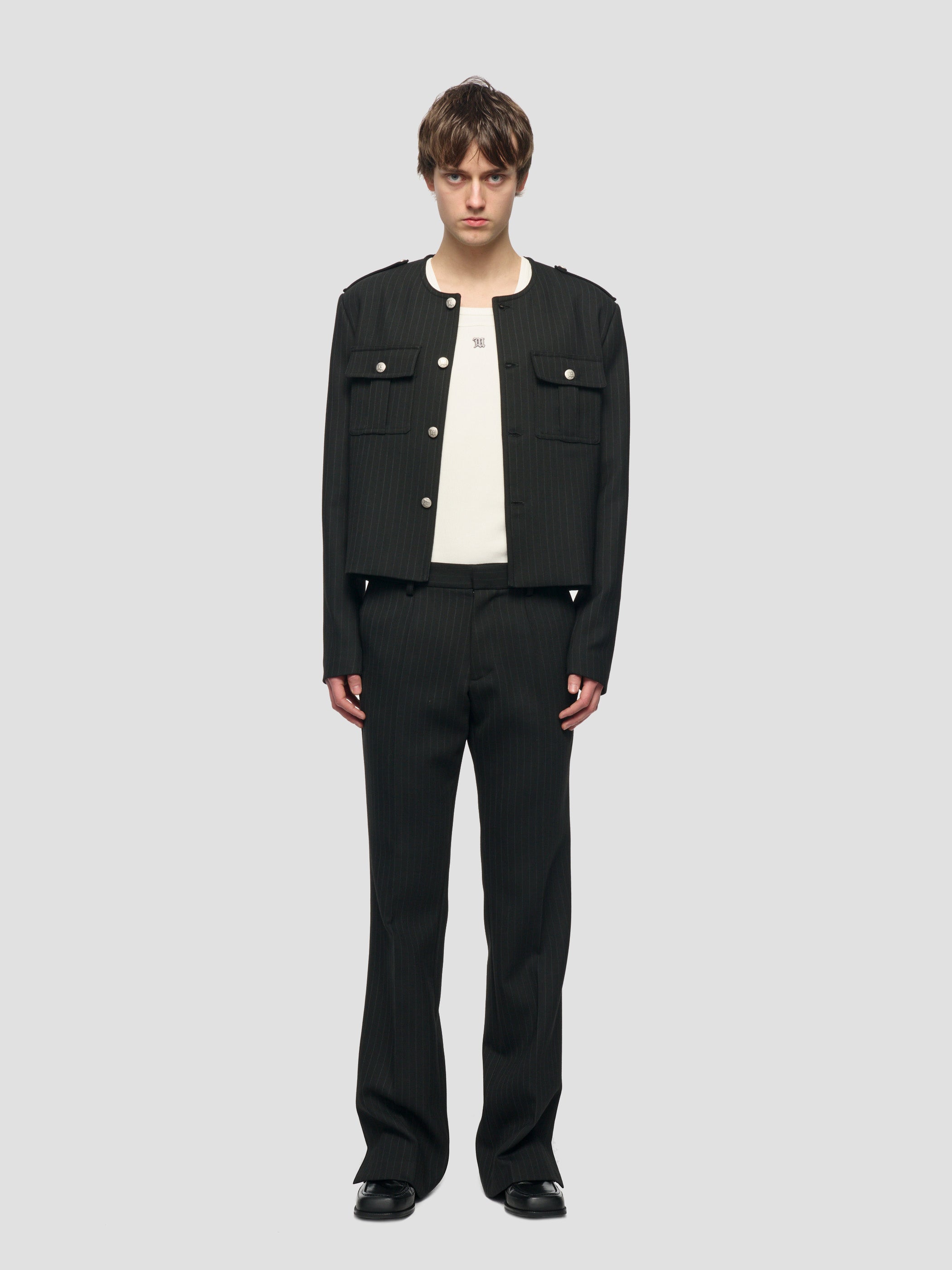 Officer Pinstripe Jacket
