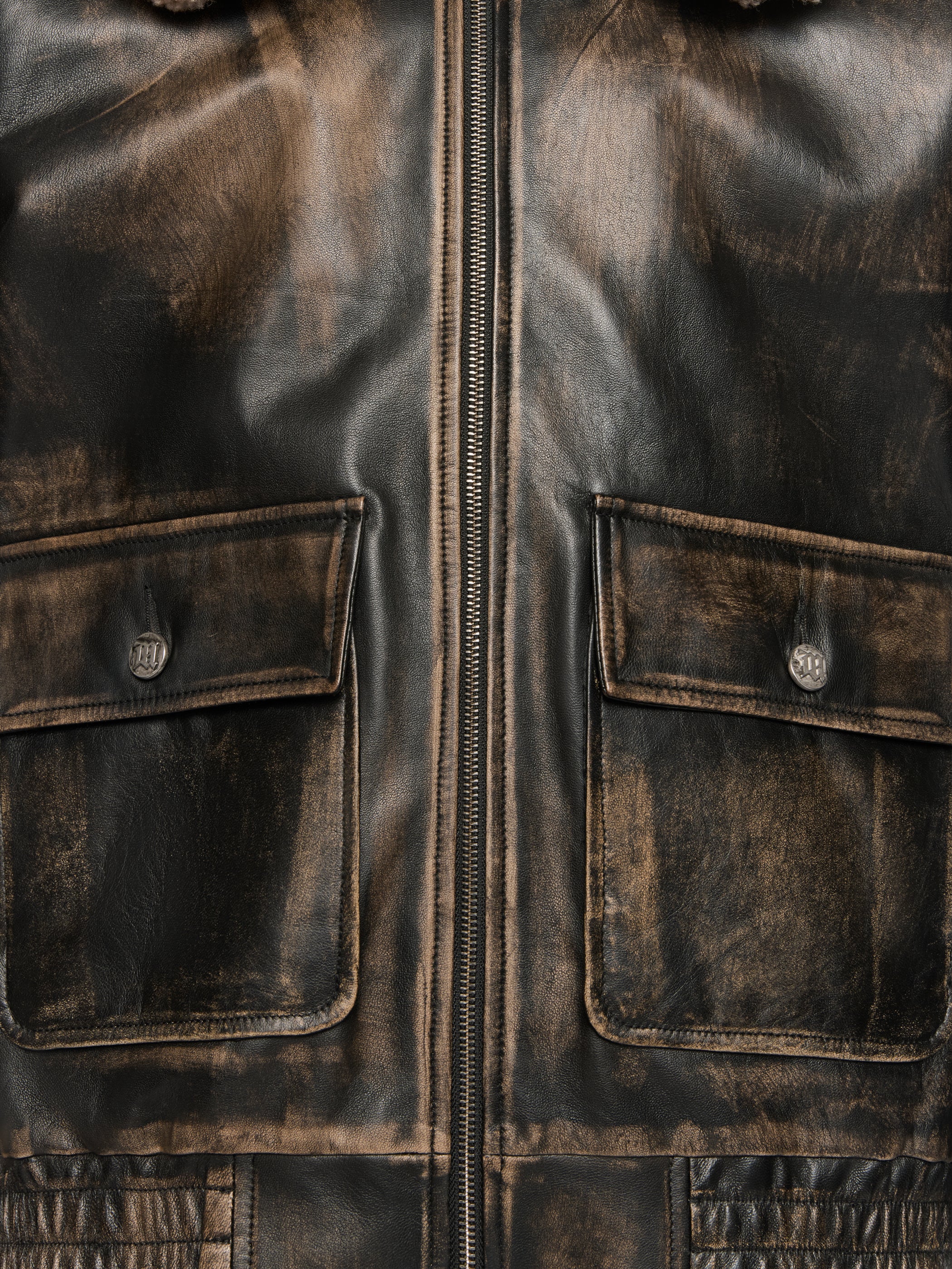 Leather Aviator Jacket